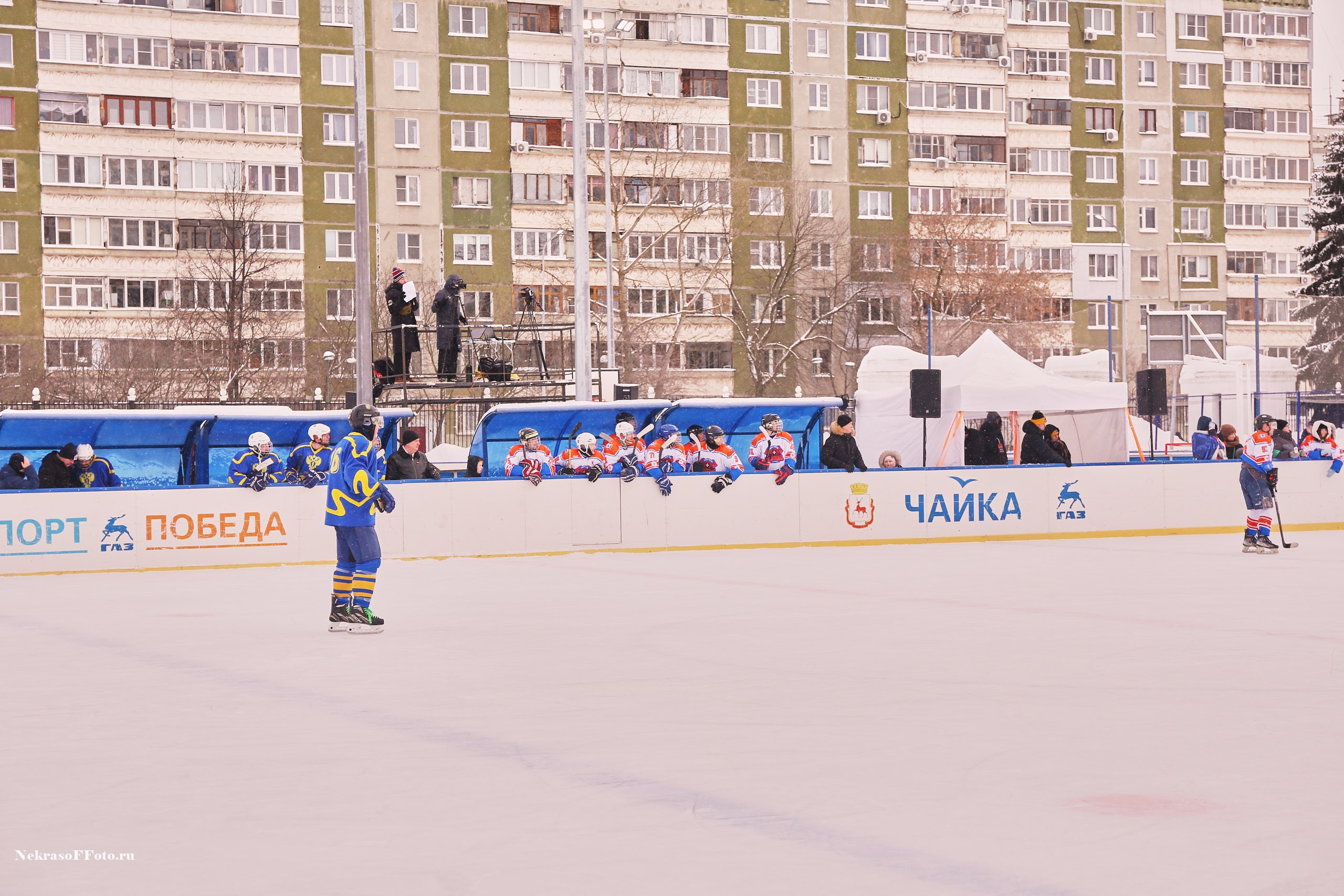 Турнир по хоккею «Русская классика» в рамках Офицерской хоккейной лиги. Спортивный фотограф Некрасов Денис