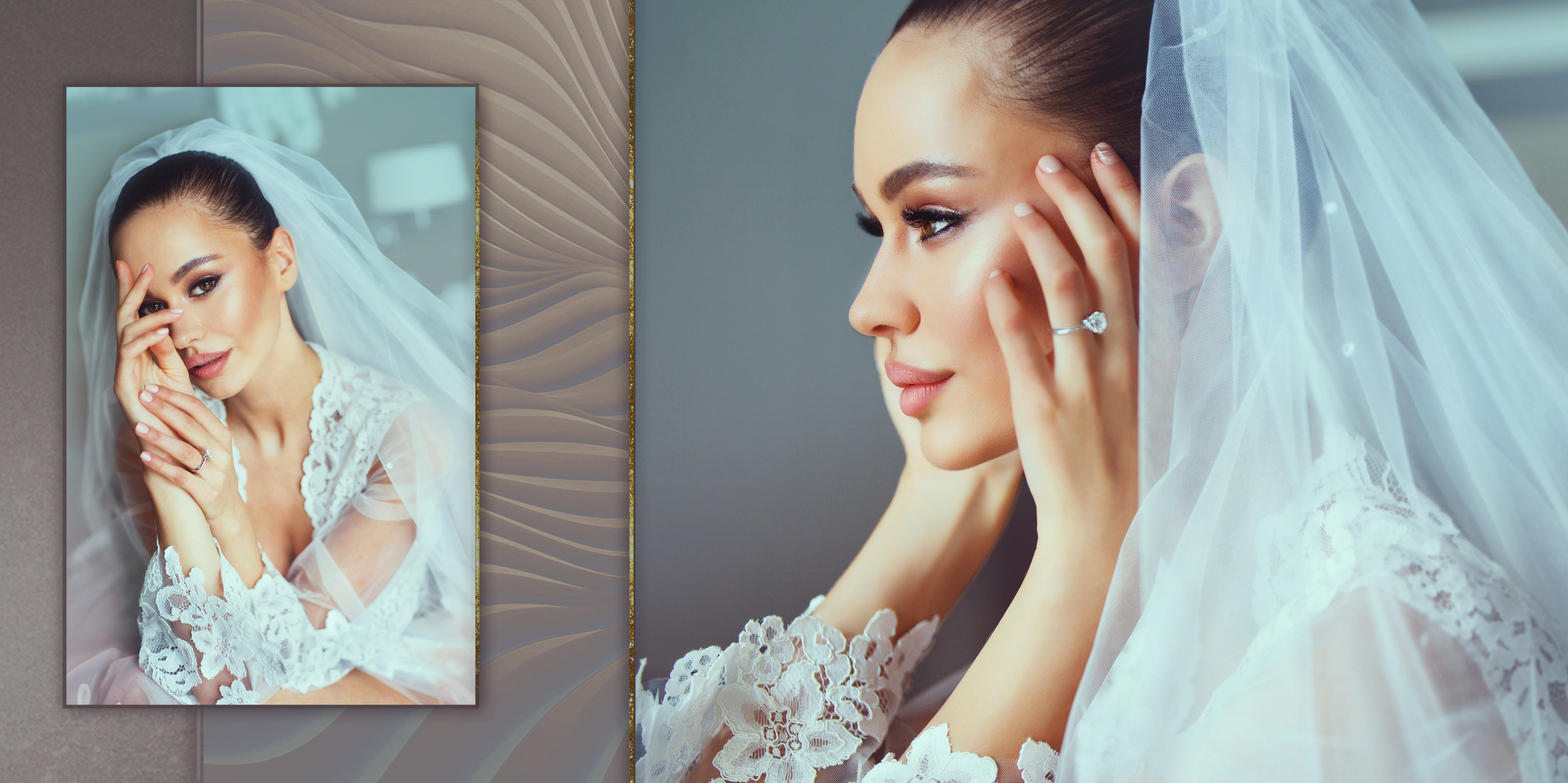 Свадебная фотокнига. Фотограф Кирсанова Наталия. Фотохудожник Наталия Кирсанова