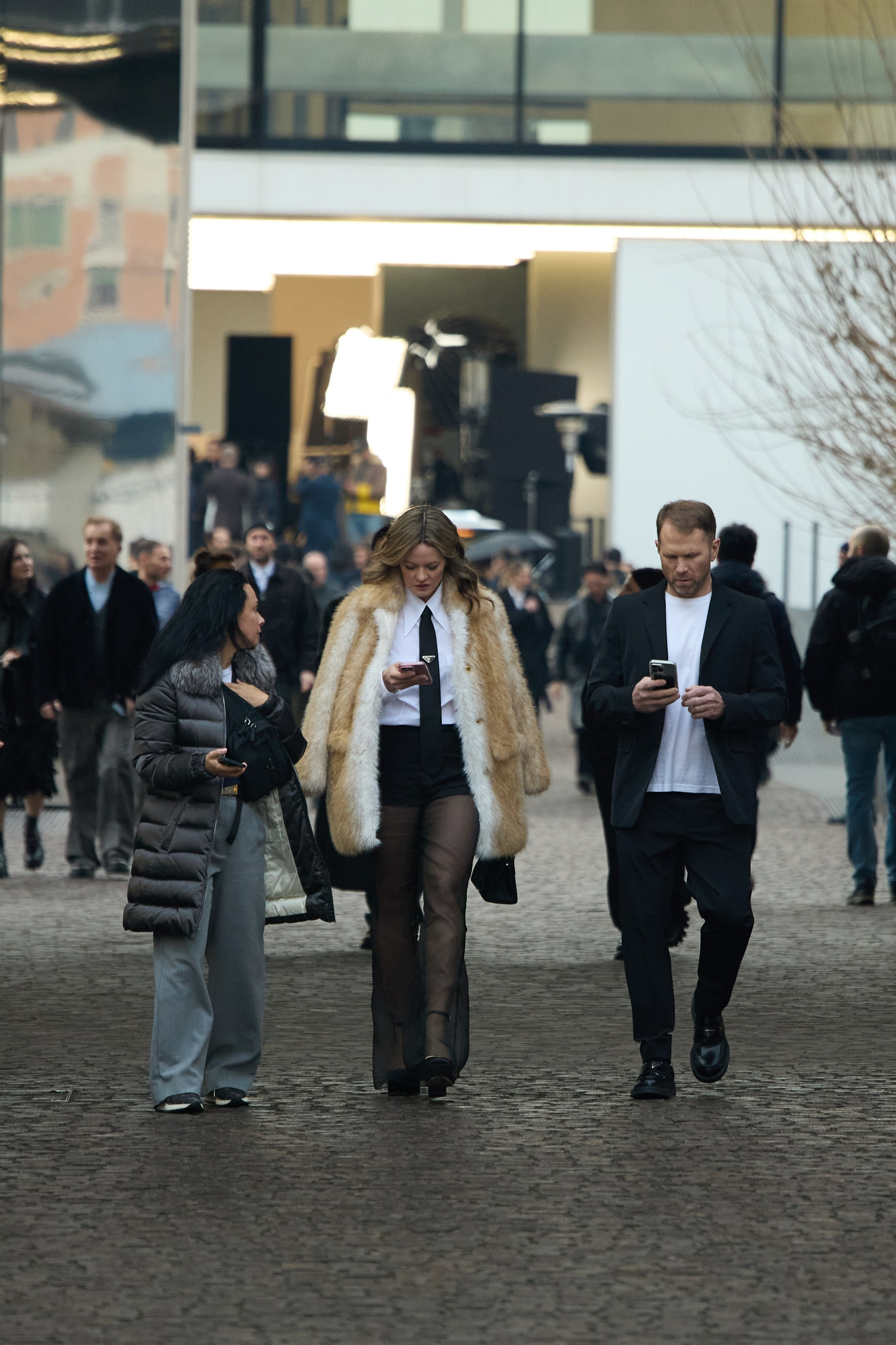 Milan Fashion WeekMens Fall/Winter 25/26 Prada. Photographer in Milan Ivan Goncharov