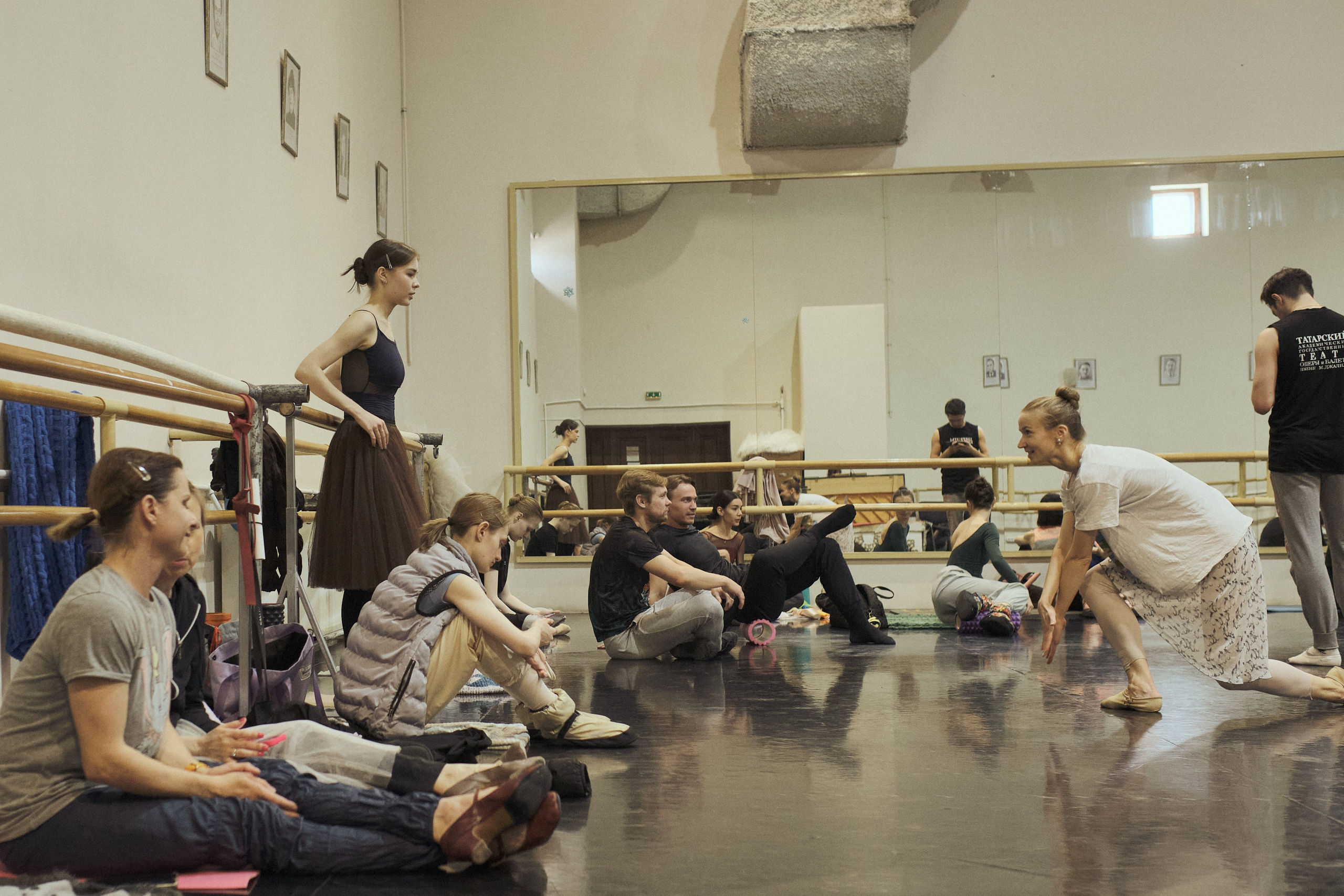 Балетный класс и репетиция артистов балета КТОиБ им. Мусы Джалиля. Barsukov
