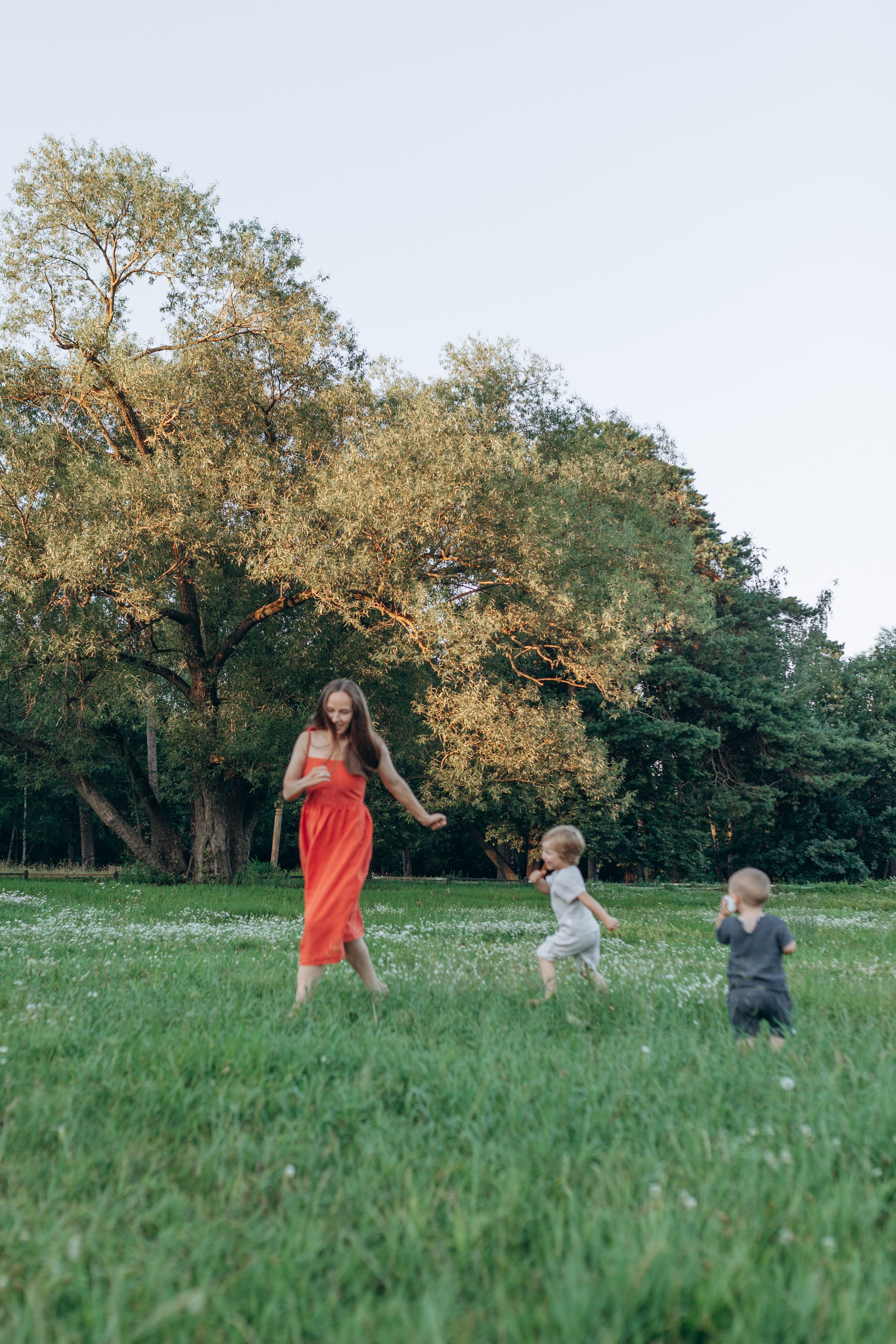 Оля и мальчишки. Семейный фотограф Полина Сарина Москва