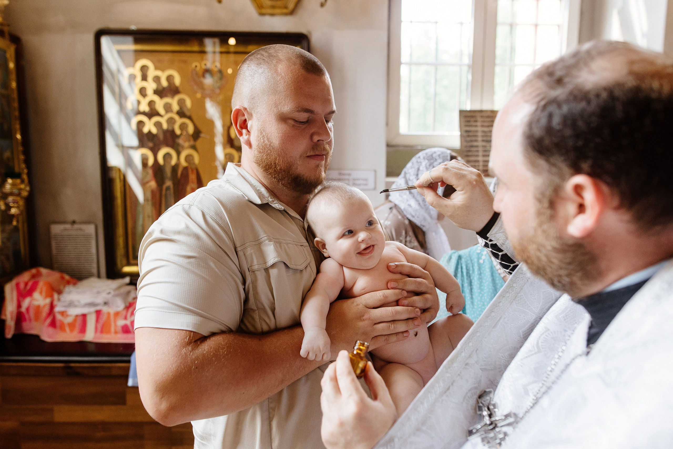 Крещение Никиты. Свадебный и семейный фотограф Екатерина Иванова