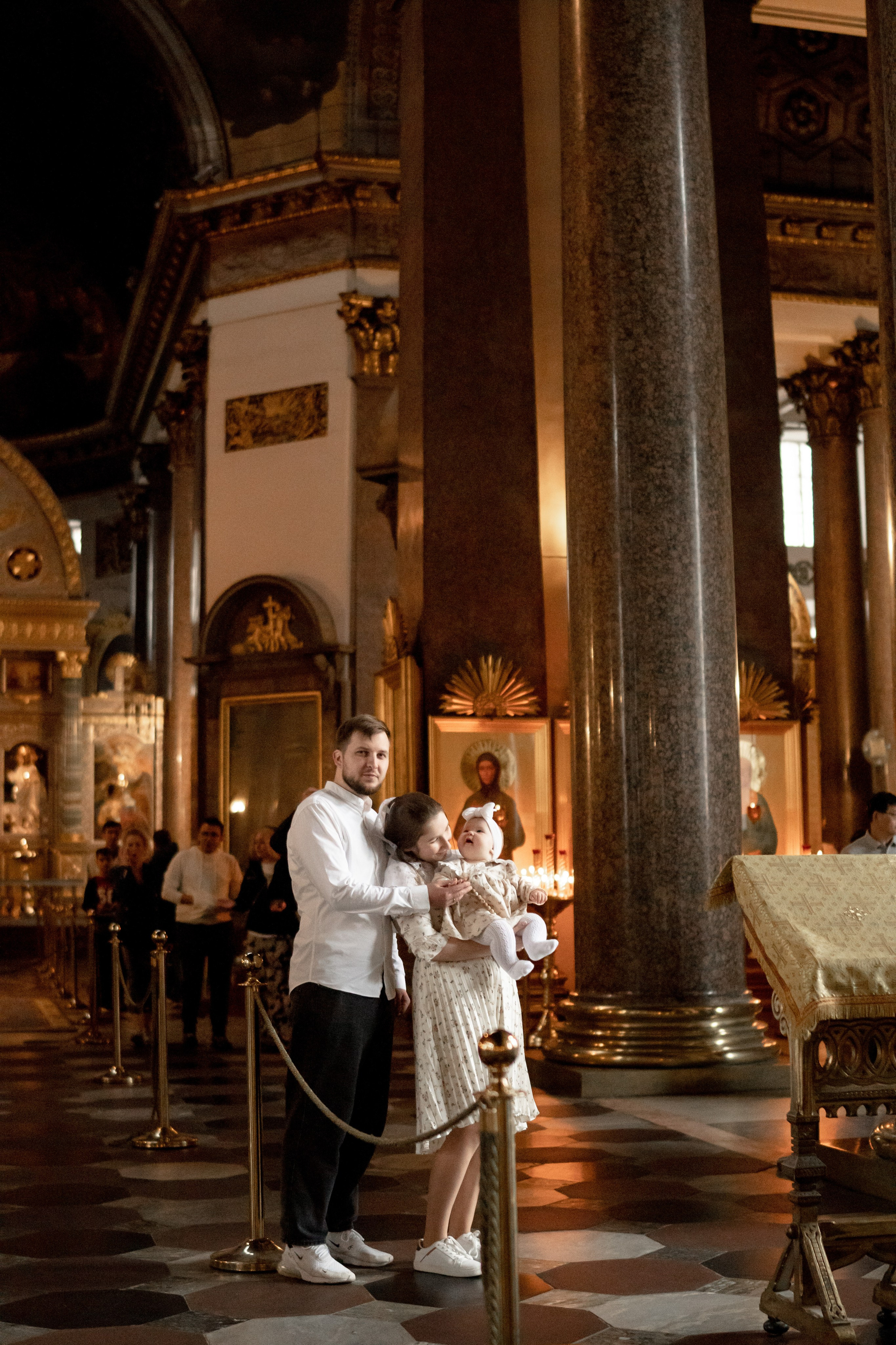 Съёмка Таинства Крещения в Казанском соборе. Семейный фотограф и видеограф Алёна Ким