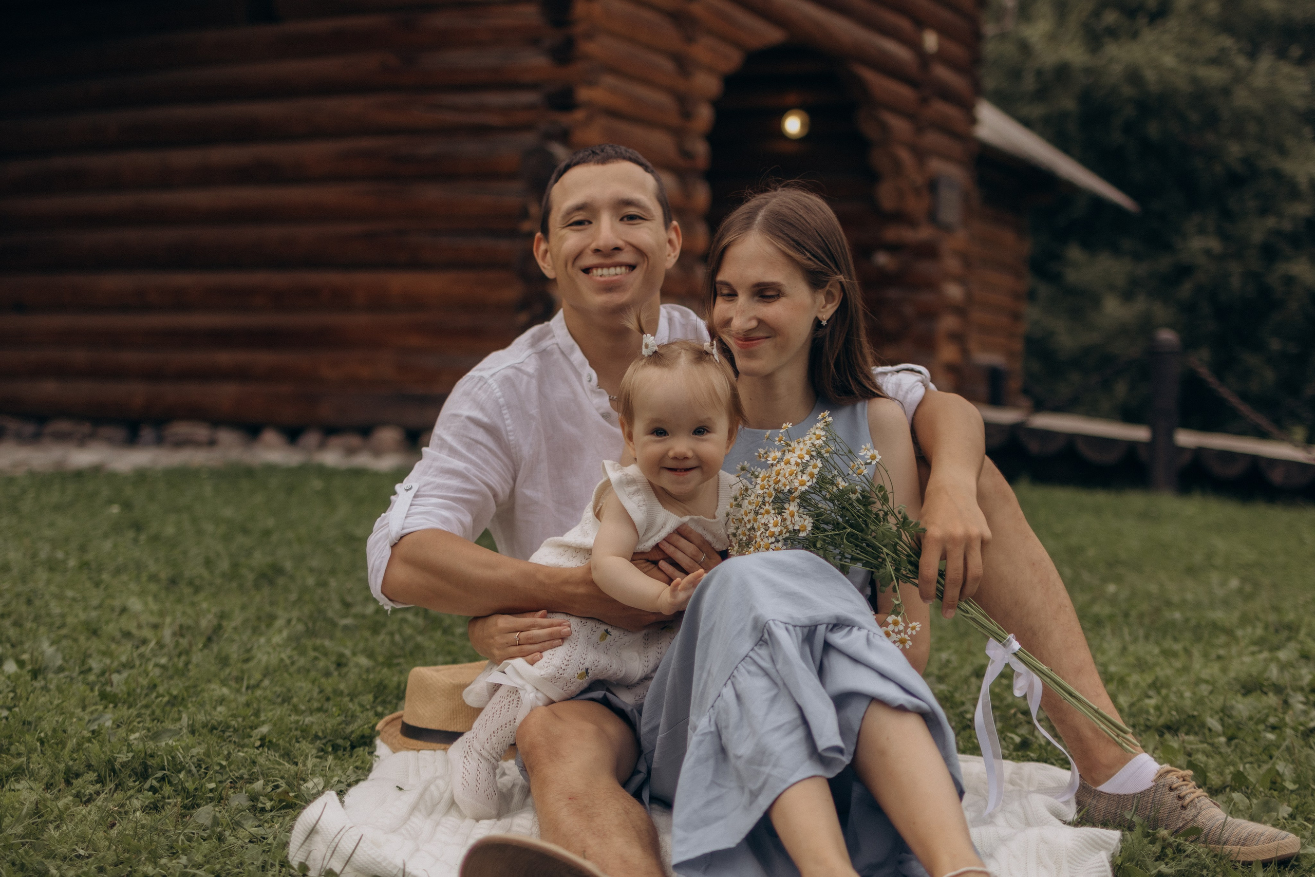 Роман, Мария и Алиса. Семейный фотограф Москва