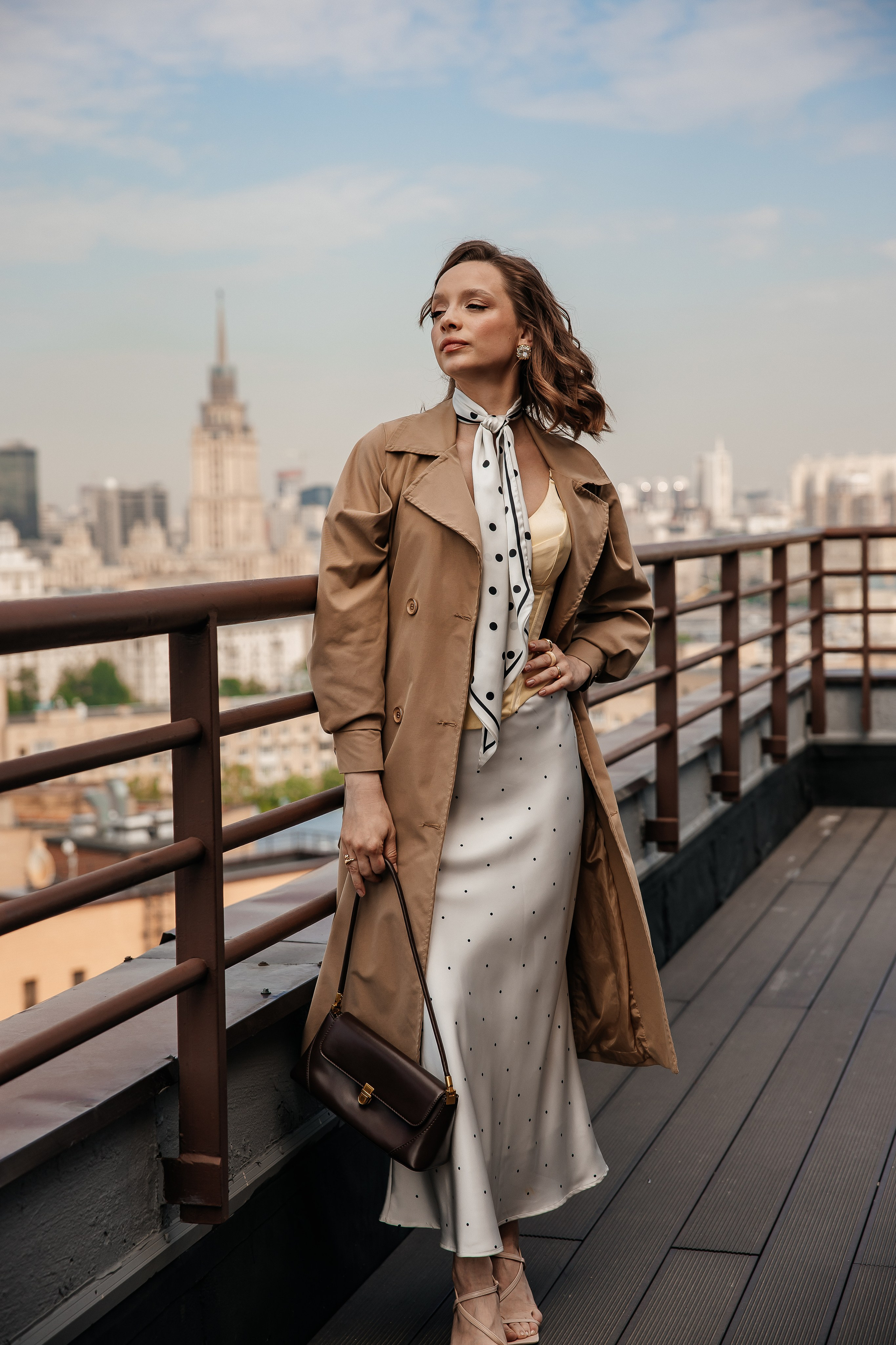 Романтическая прогулка на крыше. Свадебный и семейный фотограф в Москве Красинская Мария