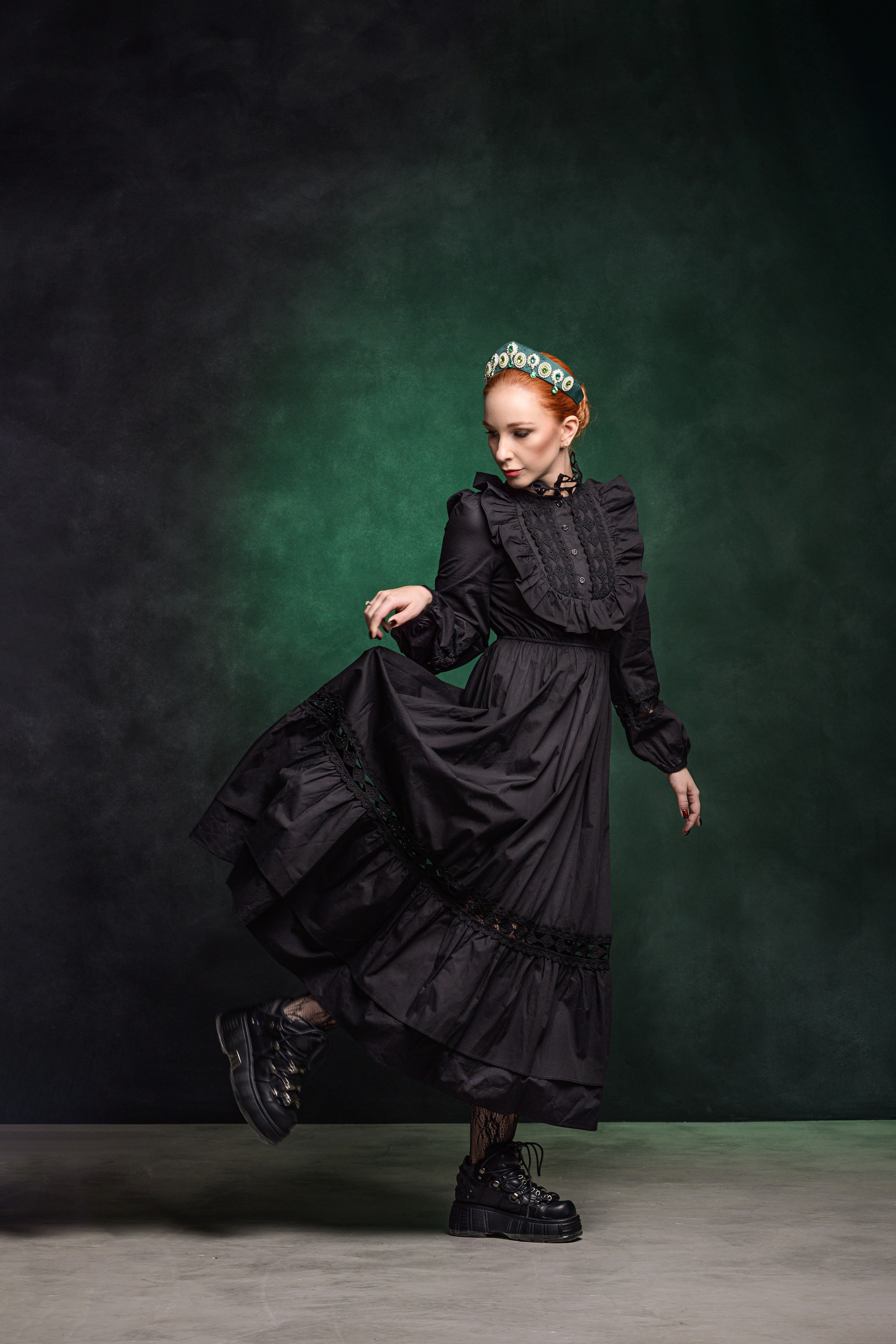 Студийная фотосессия в русском стиле для Веры. Фотограф Симферополь Крым Ольга Топоривская