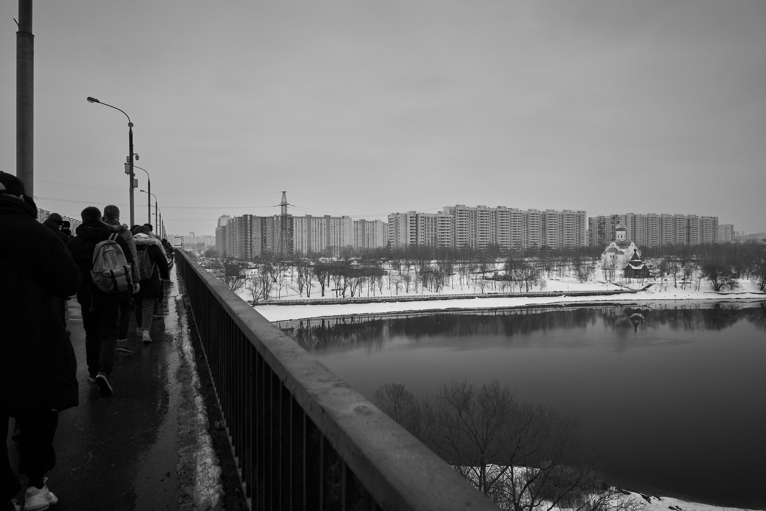 Похороны Алексея Навального. Дзешульская, фотограф