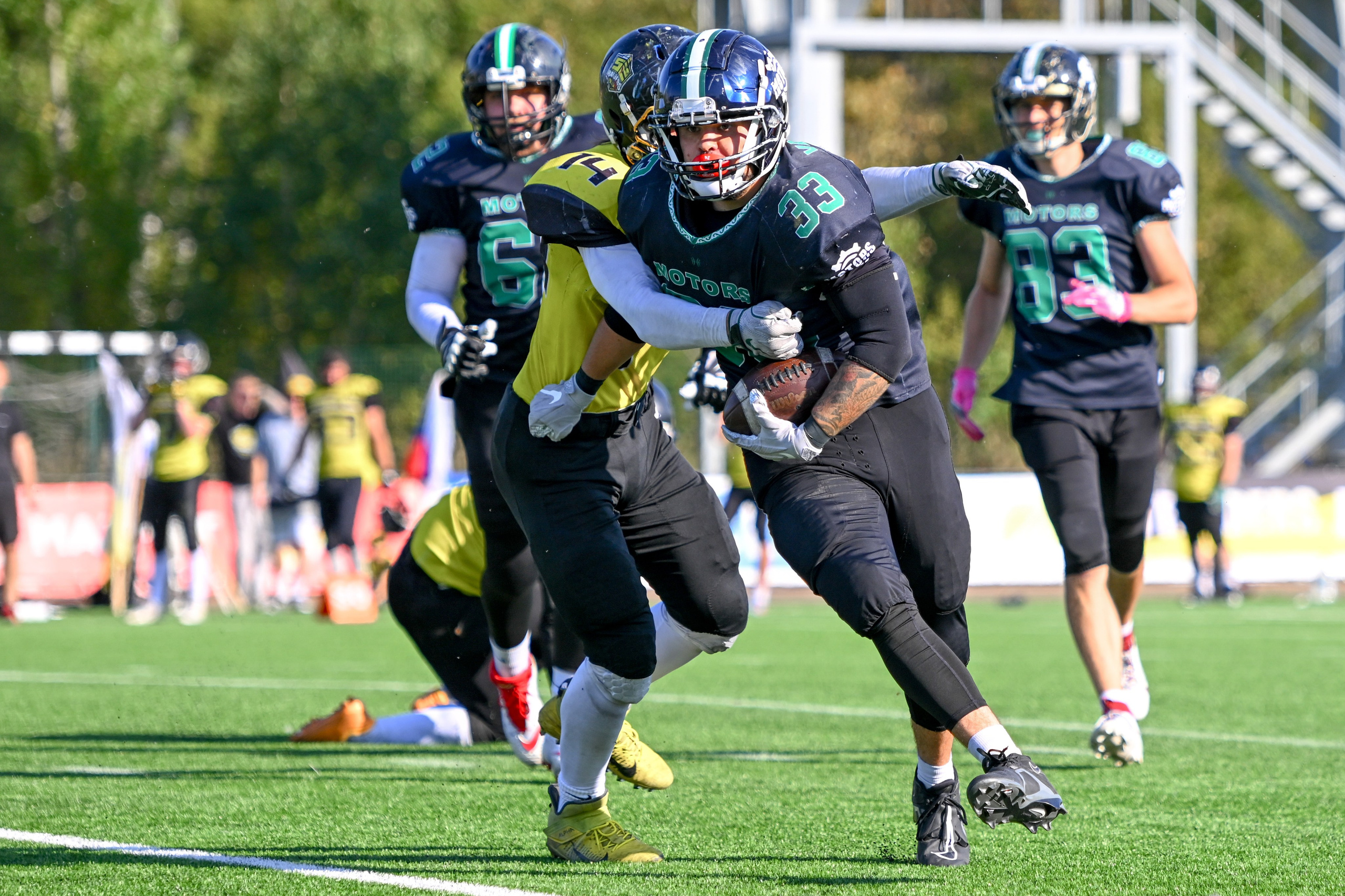 Американский футбол. Спортивный и репортажный фотограф в Казани Вячеслав Сатонин