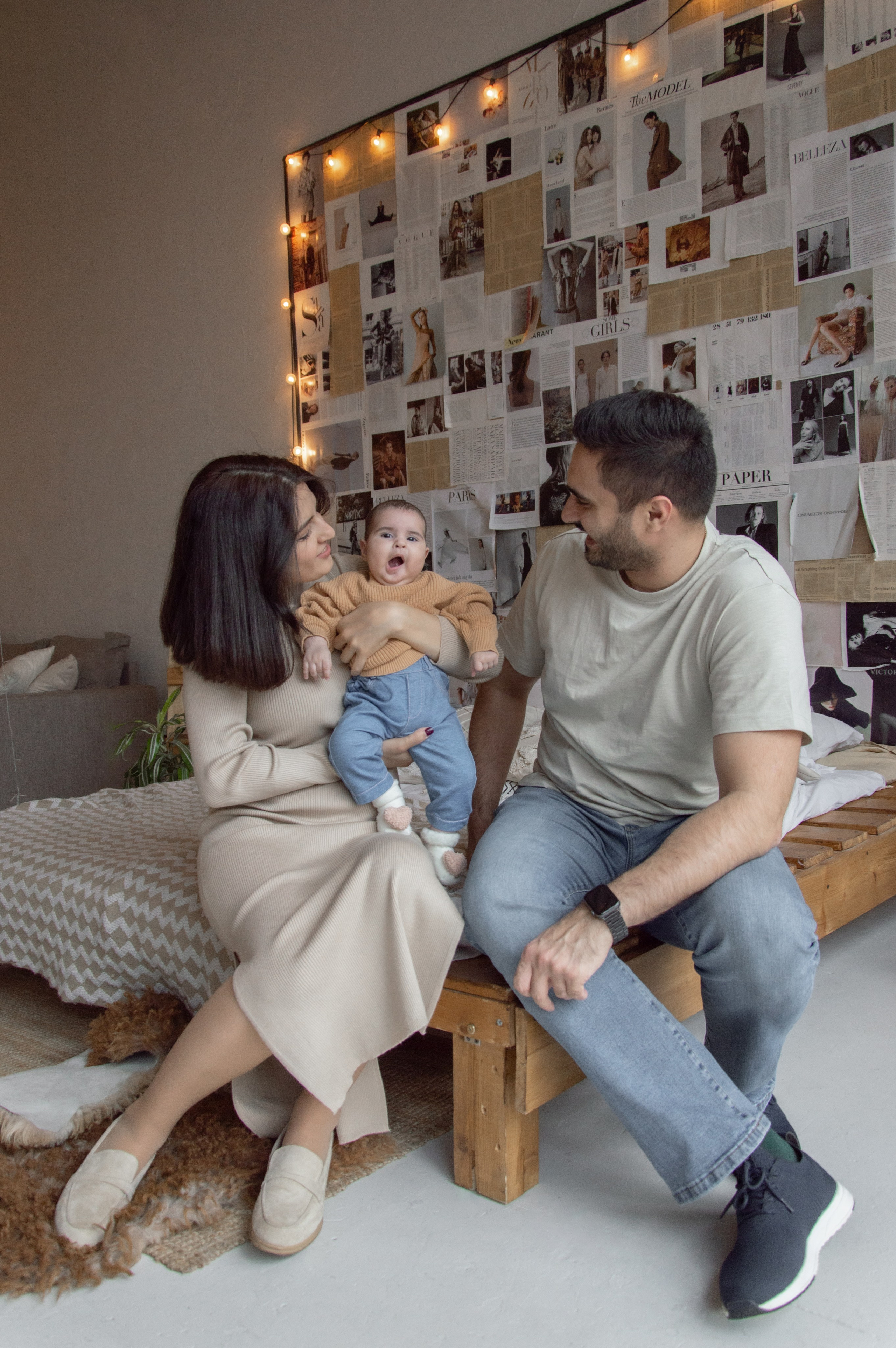 Семейная студийная съемка. Фотограф Мариам Воробьева