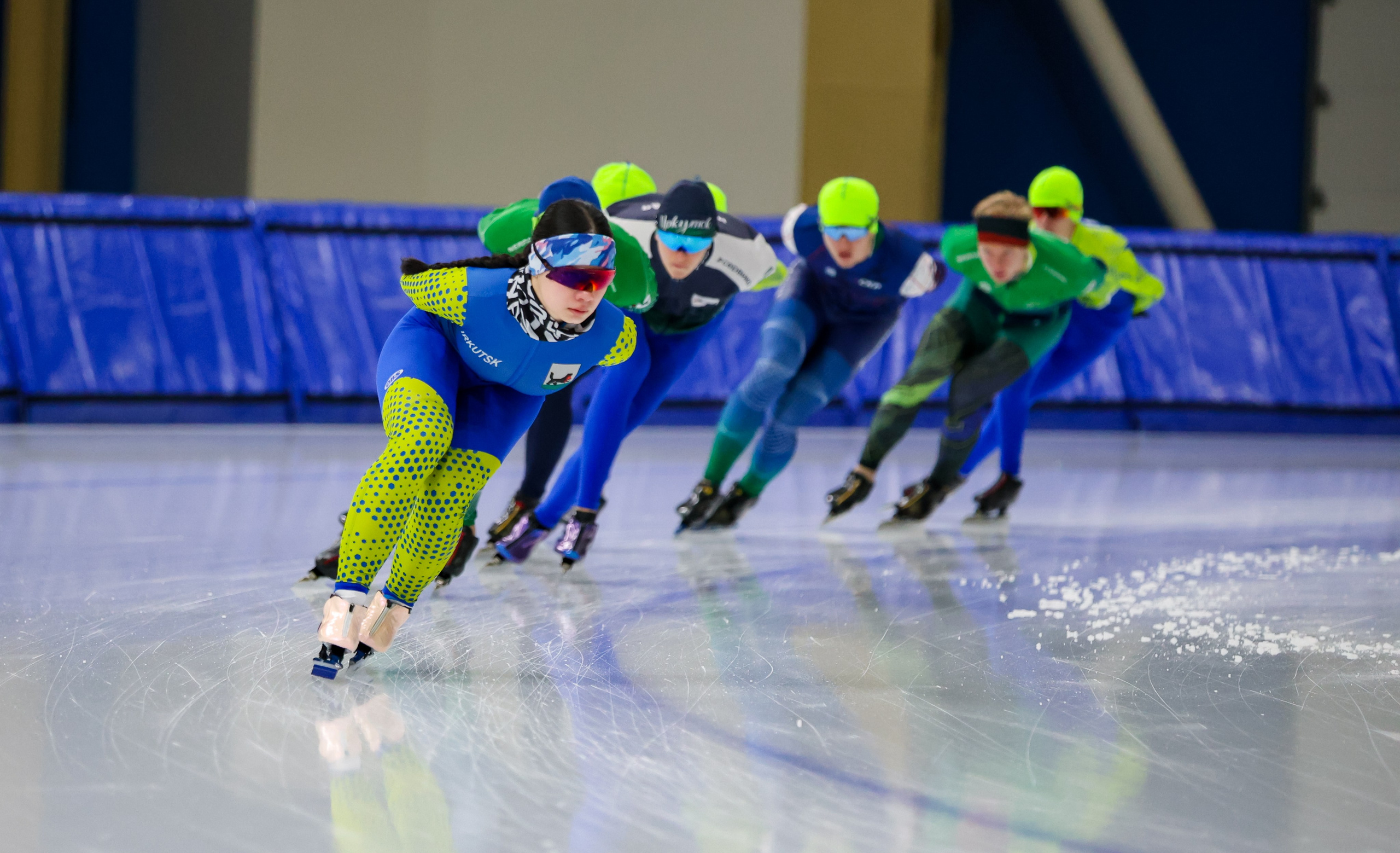 Тренировки. Конькобежный спорт. Иркутск, 2026. Спортивная съемка Мария Царфати