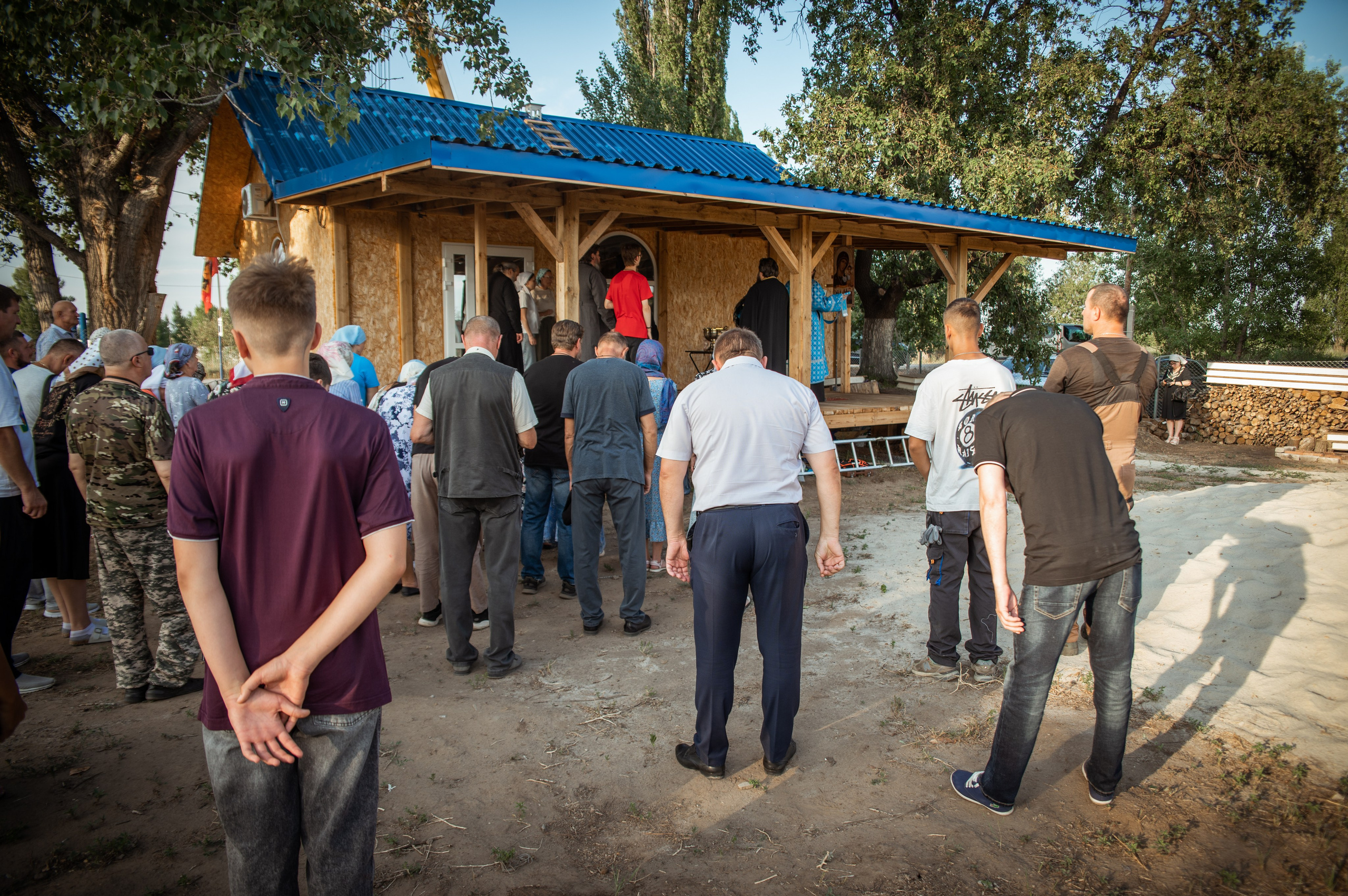 Освещение купола в храме Казанской иконы Божьей Матери х. Закутский. Церковный, семейный и репортажный фотограф Волгоград, Волжский