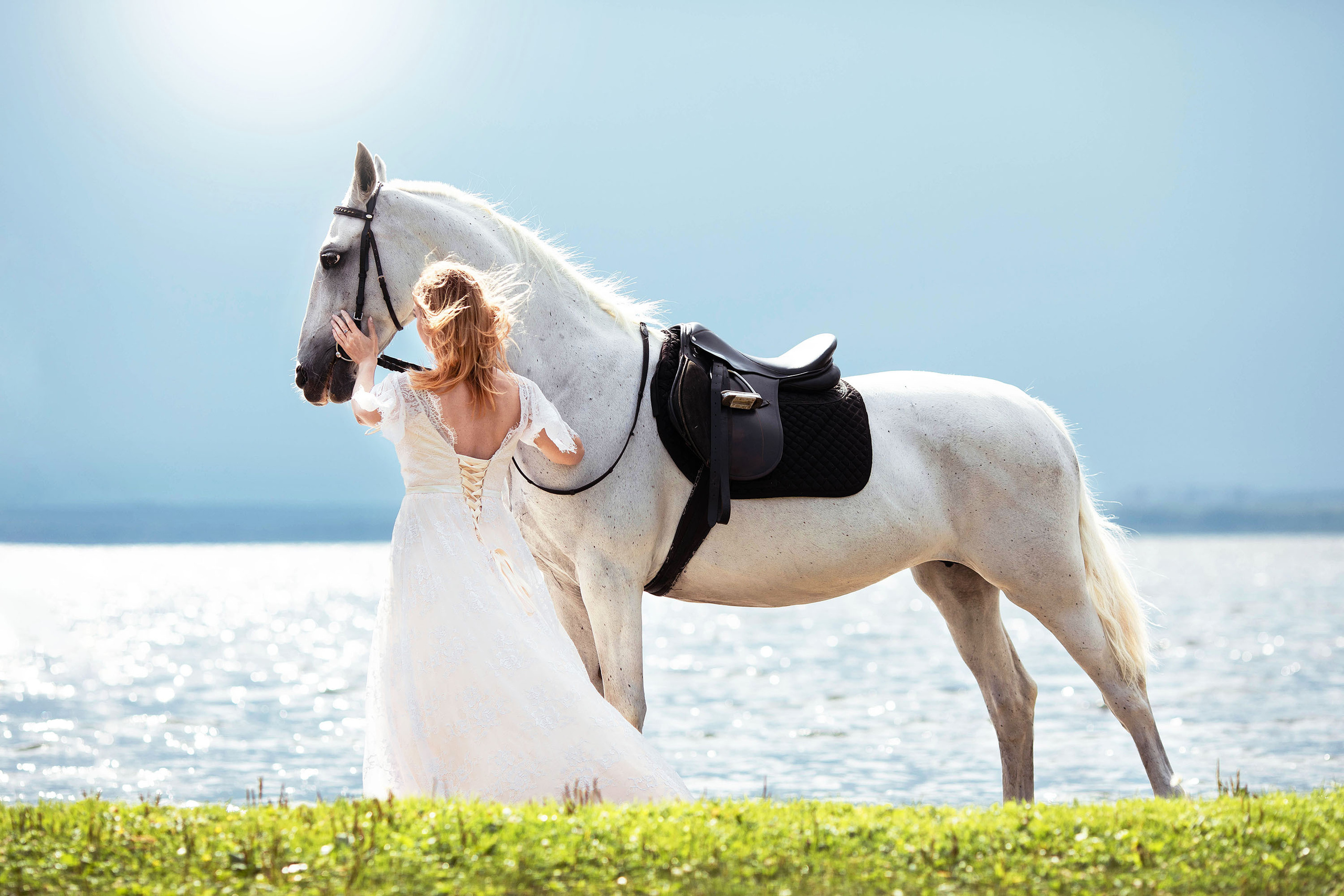 Портретная съемка с лошадью. Конный фотограф в Челябинске Стромова Ольга