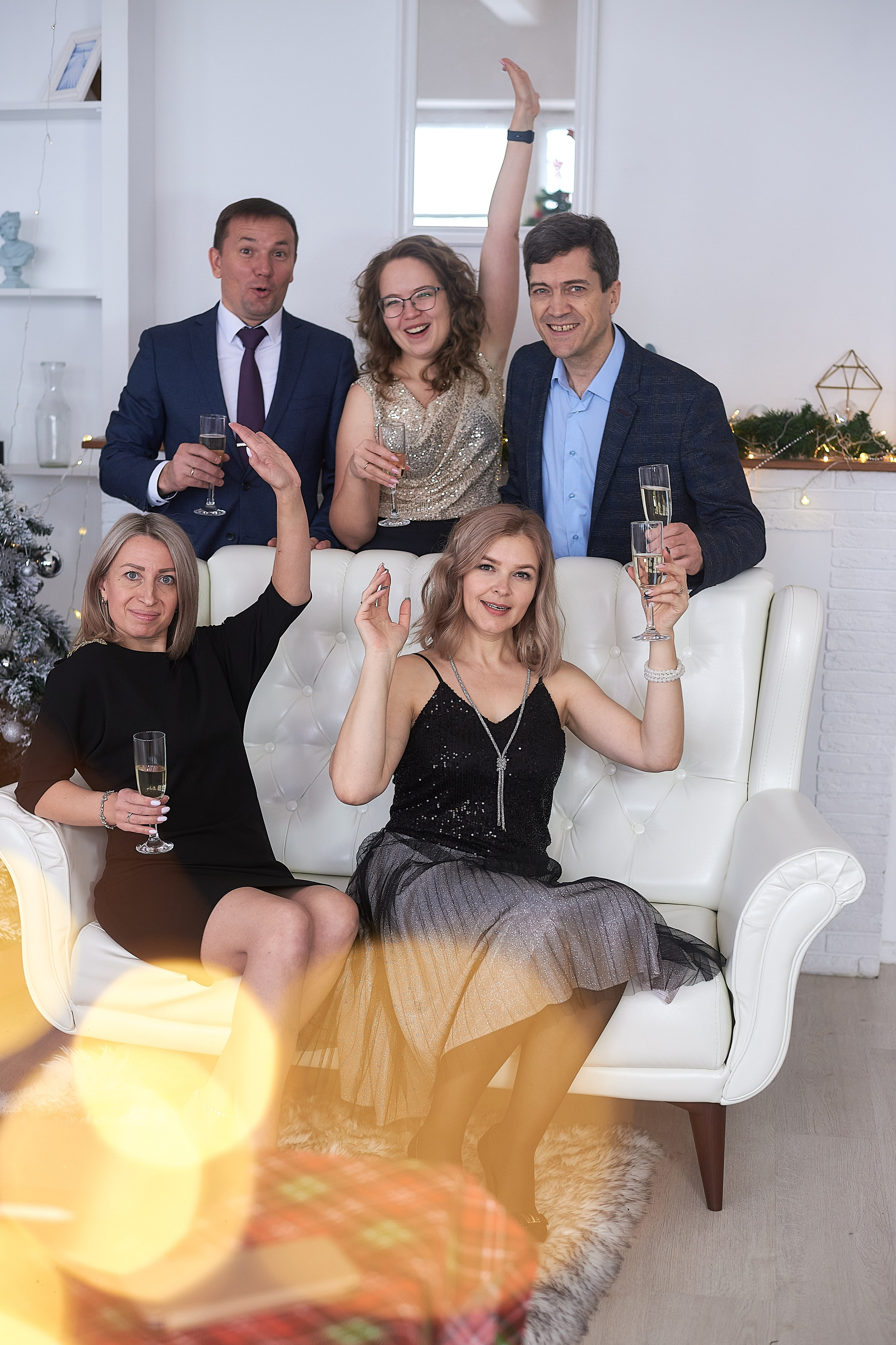 Новогодний корпоратив. Фотограф Елена Дука. Контент съемка. Семейная фотография