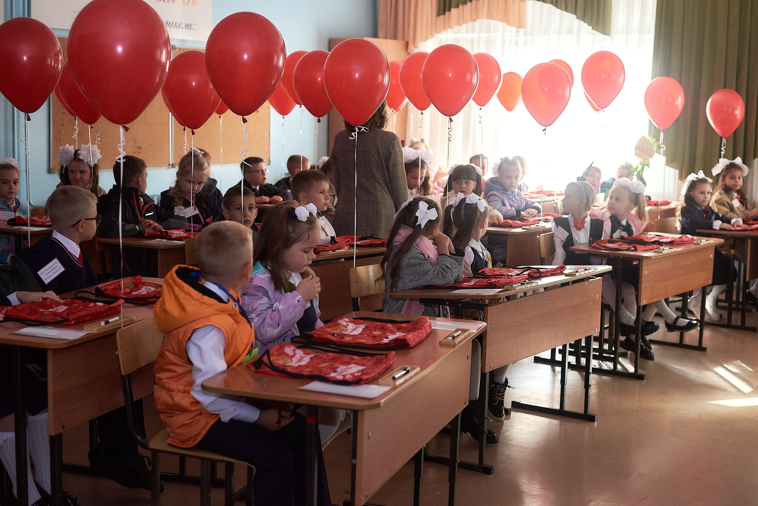 Первый класс. Фотограф Елена Дука. Контент съемка. Семейная фотография