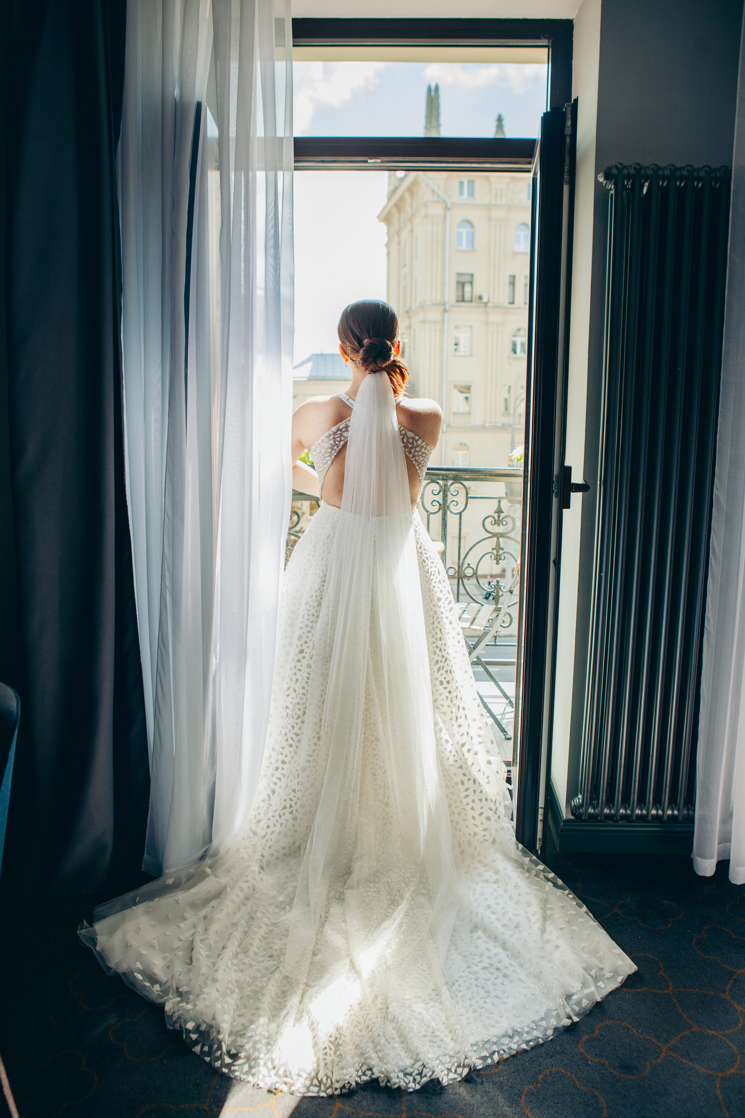 фотосессия невесты в отеле hartwell