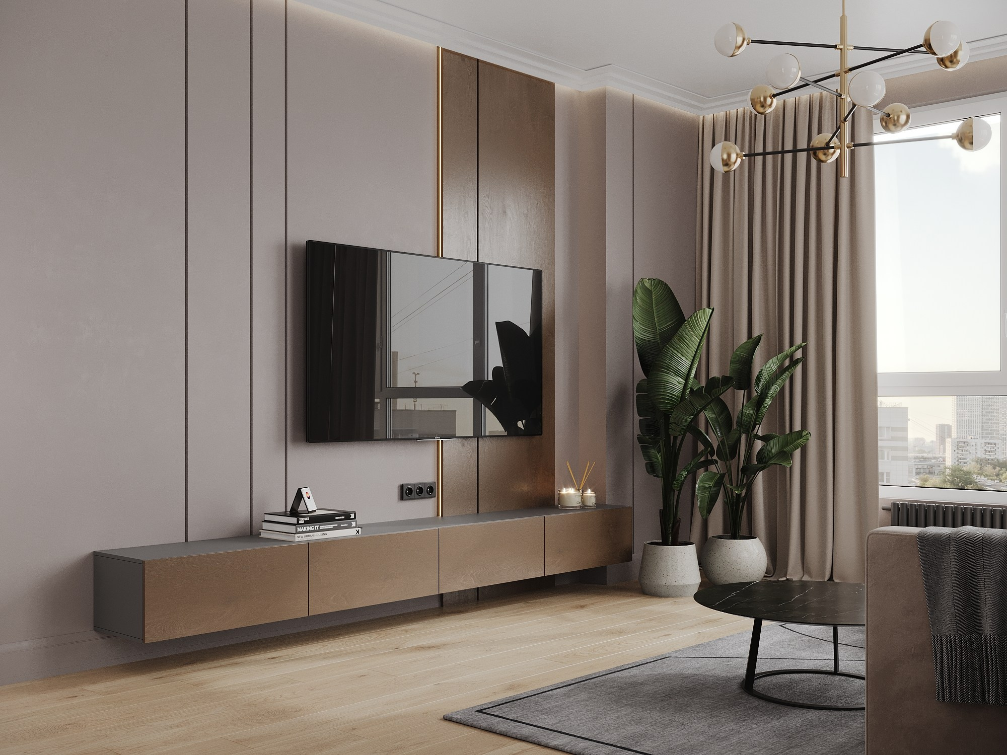 Сердце Столицы. Компактная квартира для сдачи в аренду. Дизайн интерьеров с Анастасией Рулевой