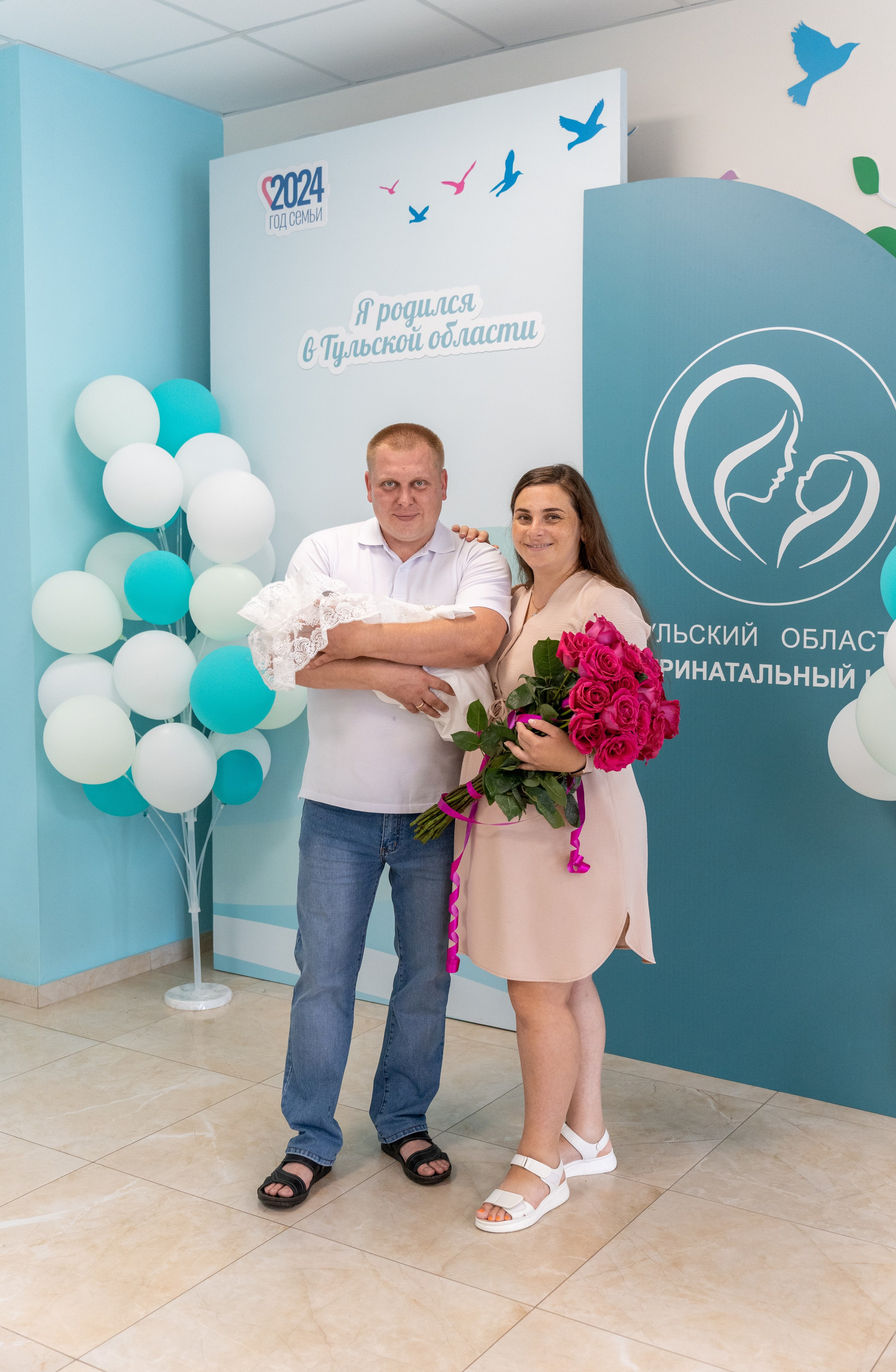 Выписка из роддома. Фотограф на Крещение и Венчание в Туле, детский и семейный фотограф