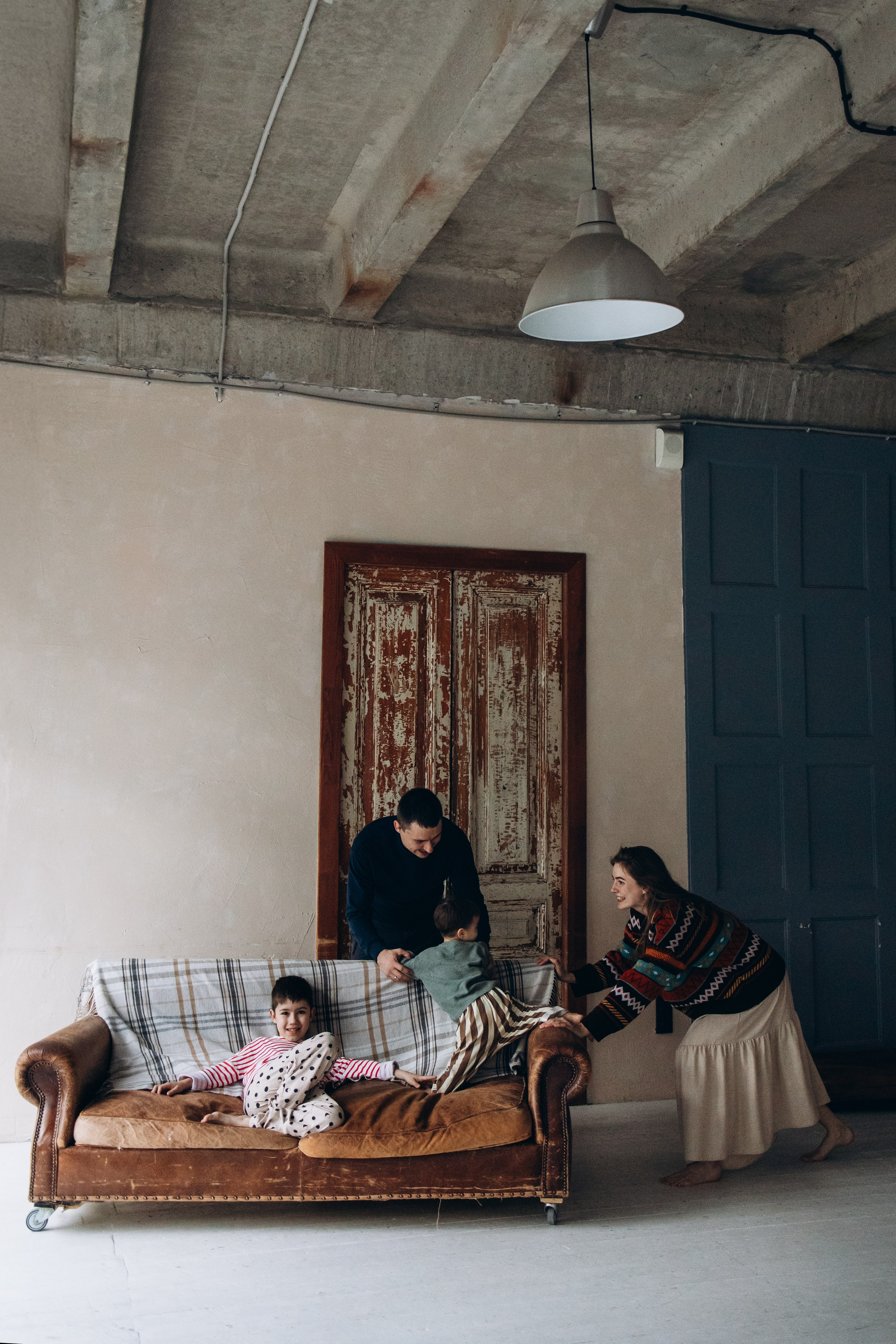 Оля, Андрей, Даня и Паша. Семейный фотограф в Москве Марина Петра