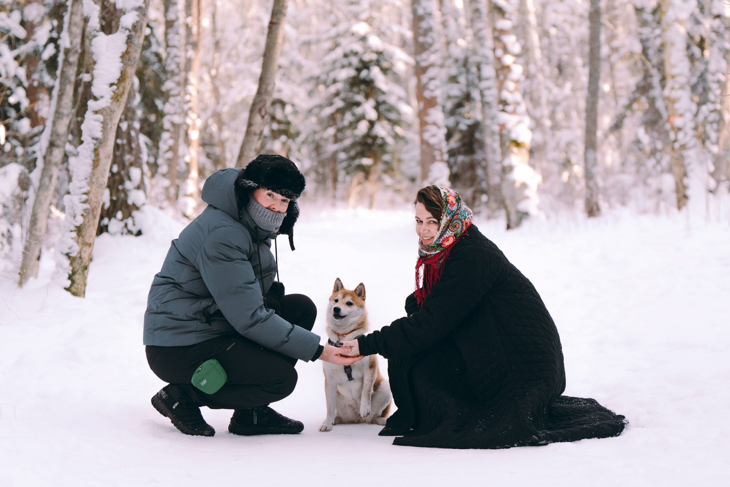 Каори, Анна и Антон. Фотограф анималист в Спб недорого Олеся Майорова