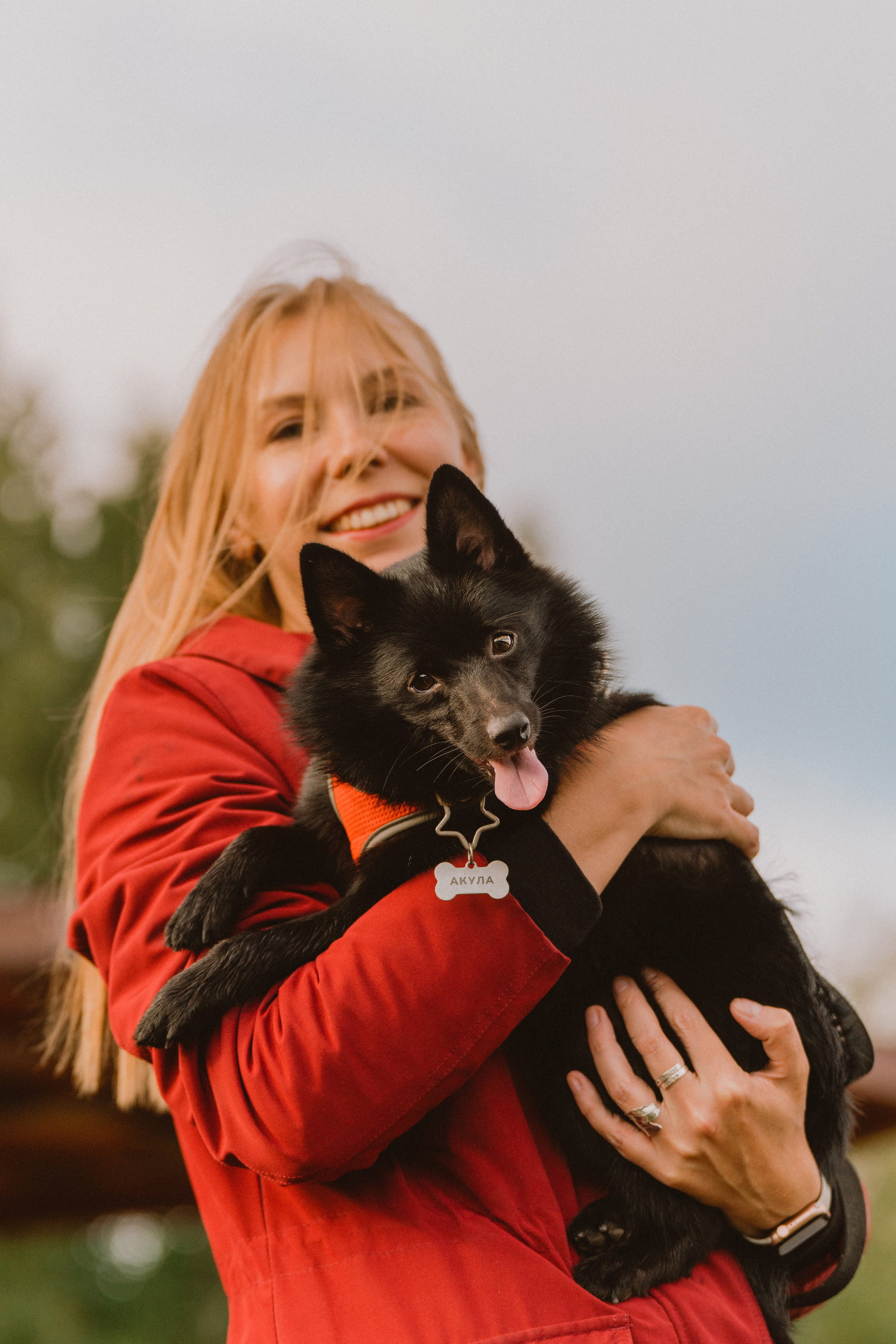 Евгения и Акула. Фотограф анималист в Спб недорого Олеся Майорова