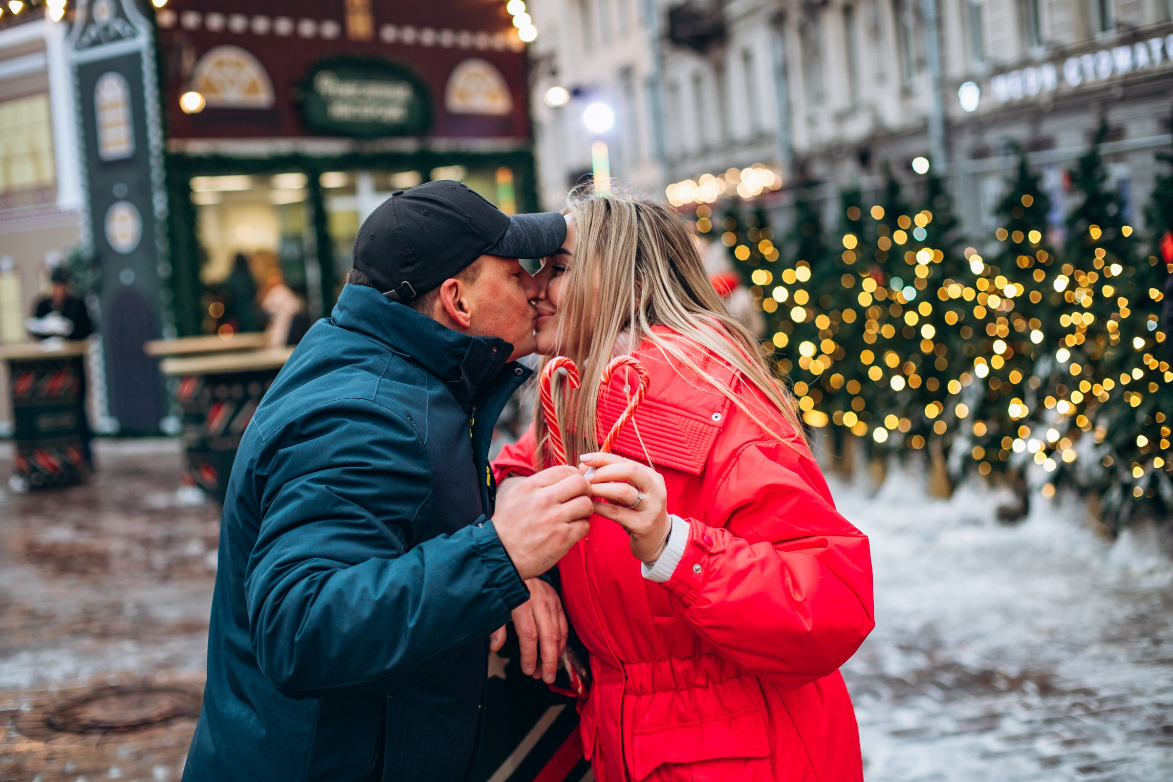 Роман и Ирина в декабре. Фотопрогулка в Петербурге. Индивидуальный и семейный фотограф в Санкт-Петербурге