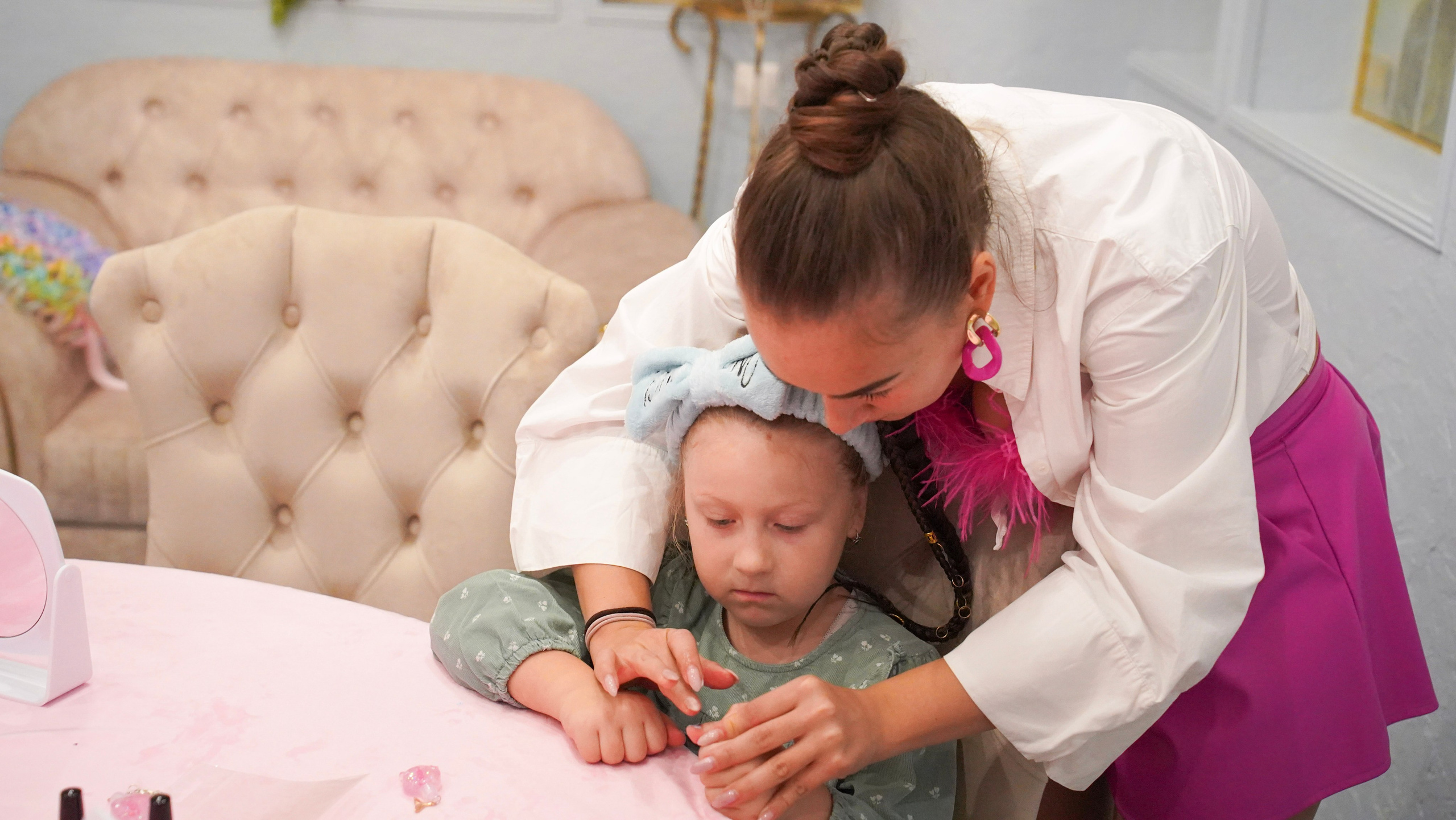 Спа-девичник на День Рождения (1). Афропрически, косы, прически с канекалоном в г. Клин