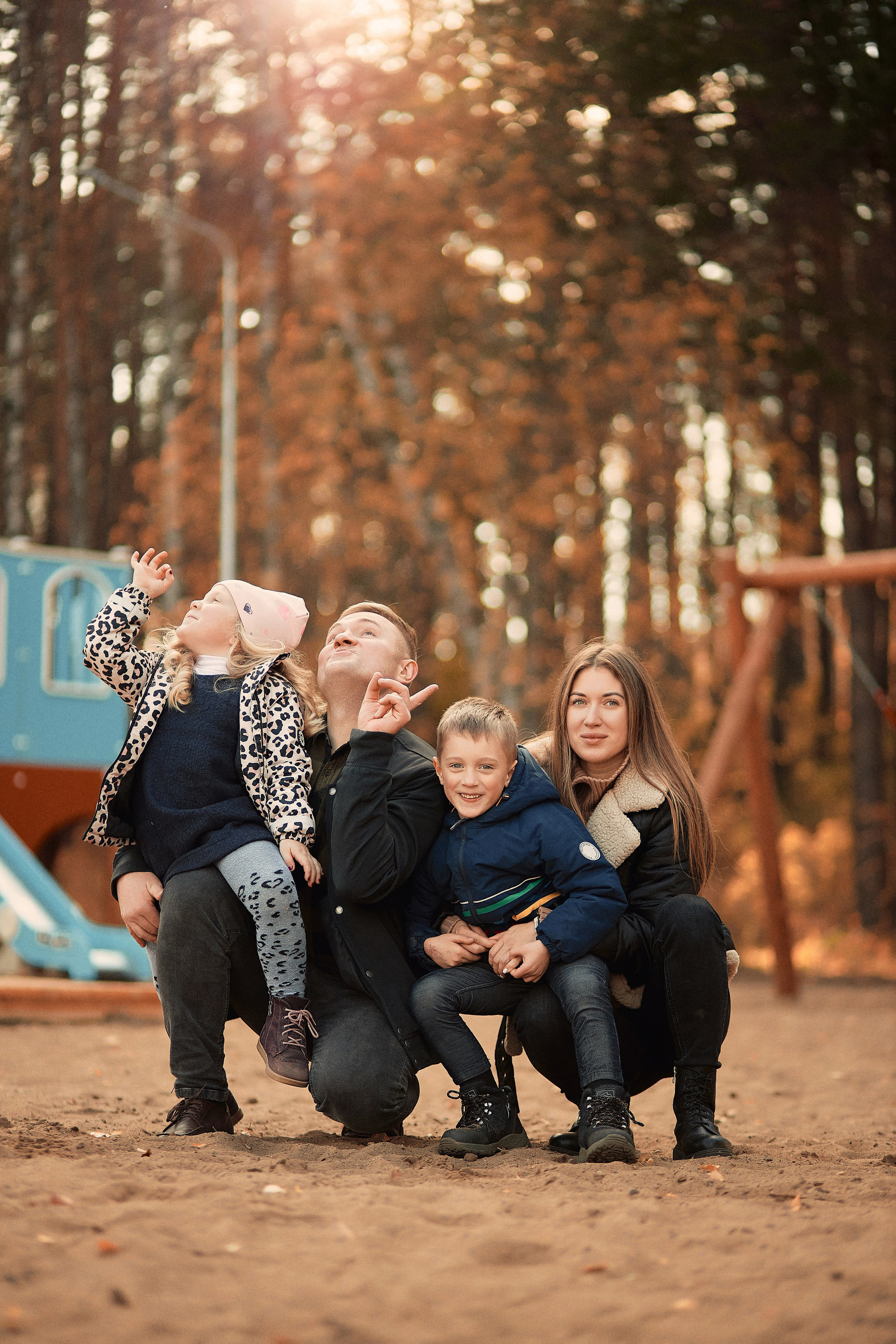 Лёня, Наташа, Матвей и Маша. Свадебный фотограф Чайковский
