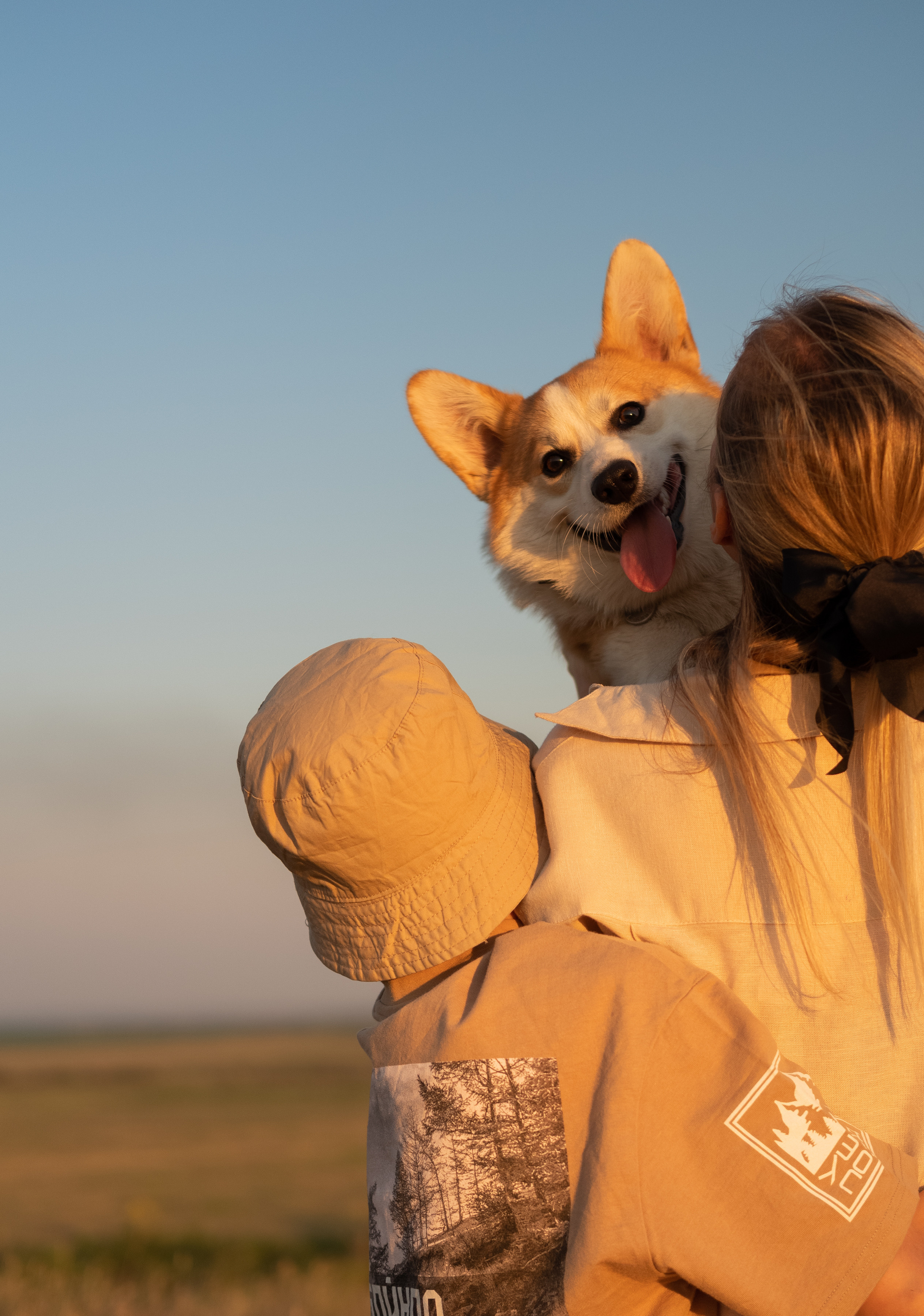 Летний закат вместе с Бубой. Семейный фотограф в Оренбурге Юлия Зиборева