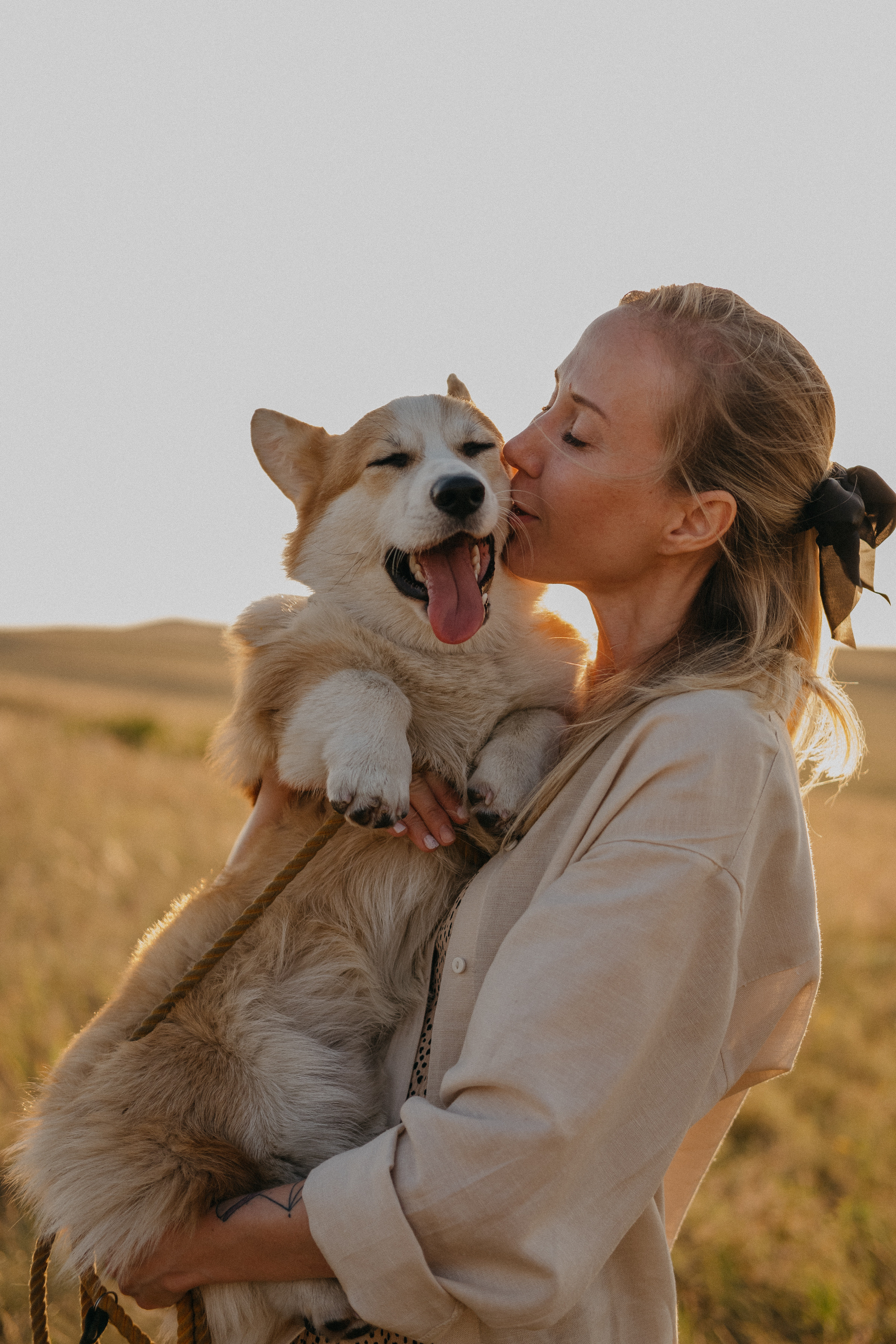 Летний закат вместе с Бубой. Семейный фотограф в Оренбурге Юлия Зиборева