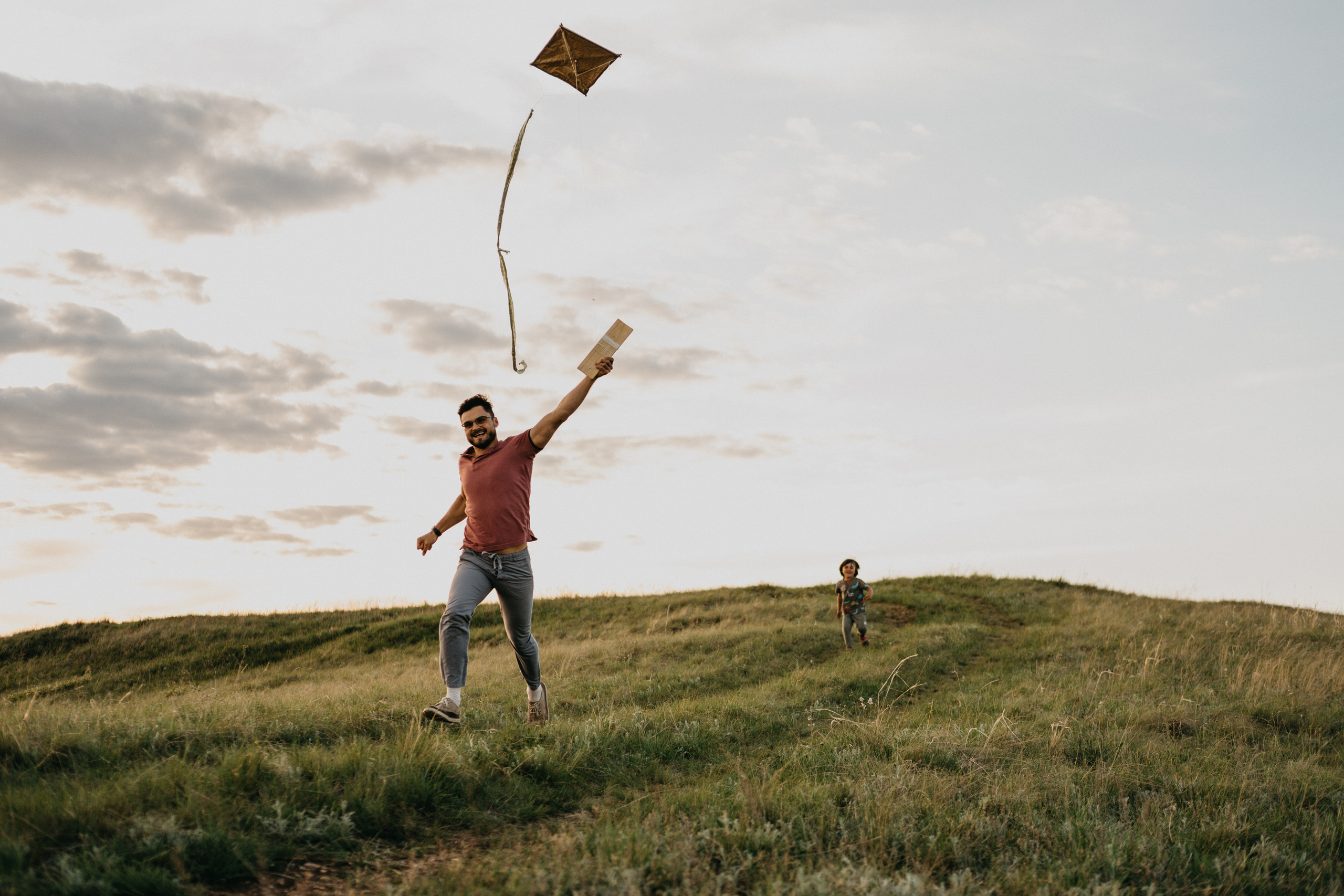 Воздушный змей. Семейный фотограф в Оренбурге Юлия Зиборева