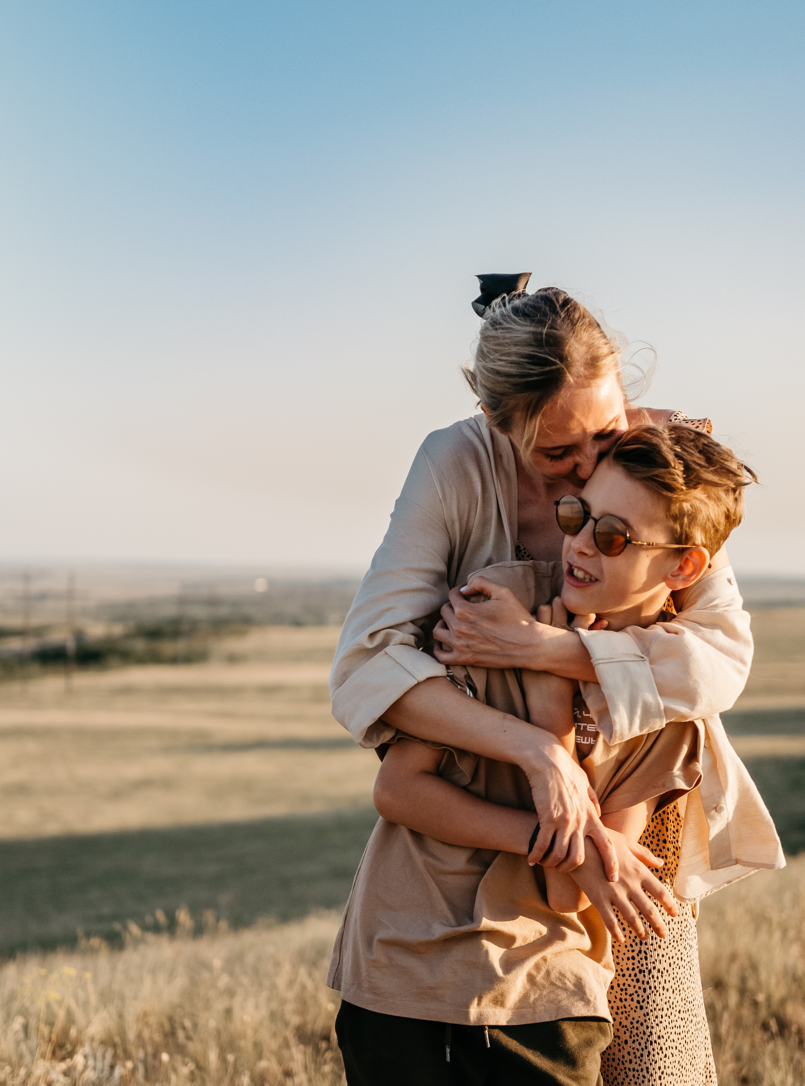 Летний закат вместе с Бубой. Семейный фотограф в Оренбурге Юлия Зиборева