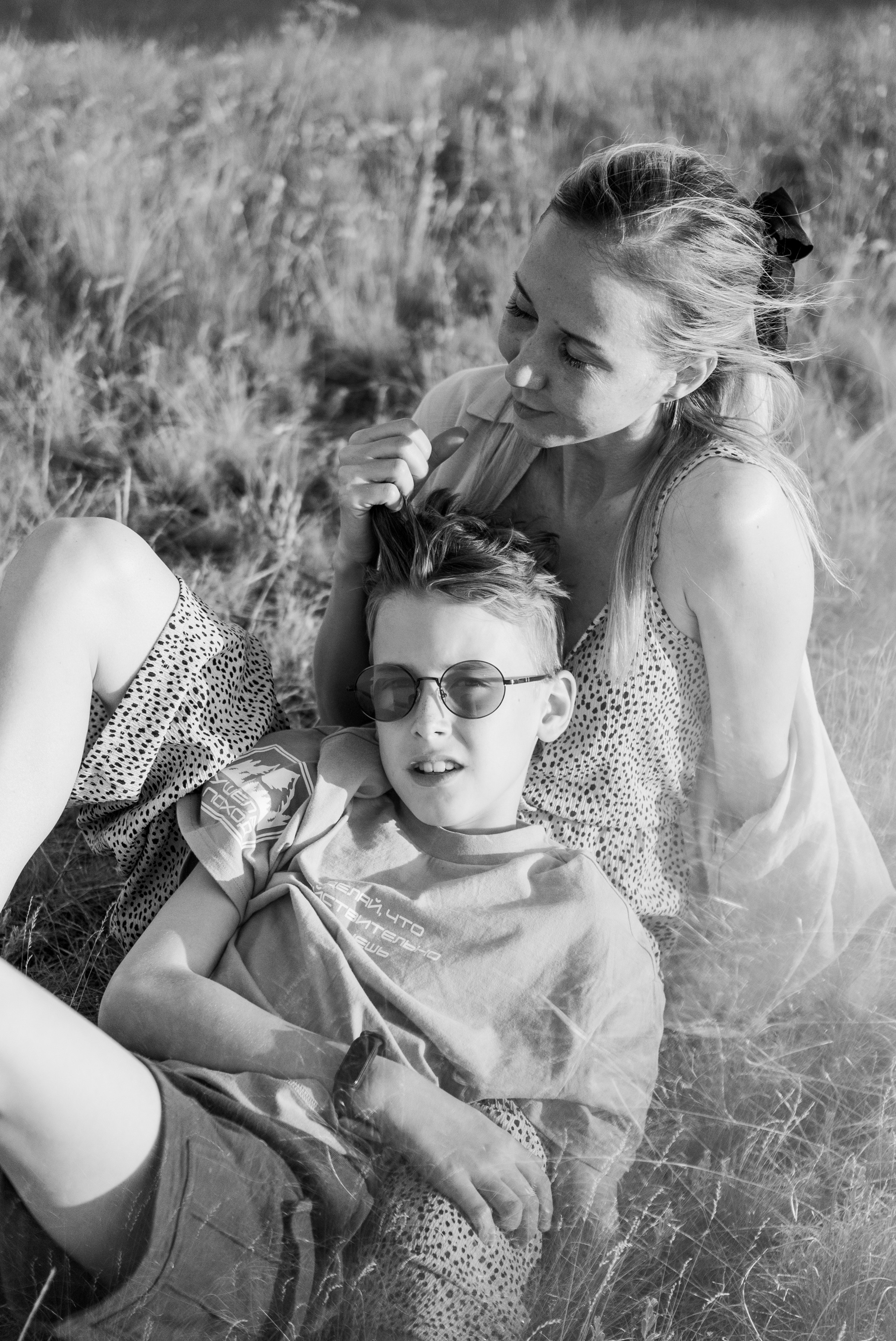 Летний закат вместе с Бубой. Семейный фотограф в Оренбурге Юлия Зиборева