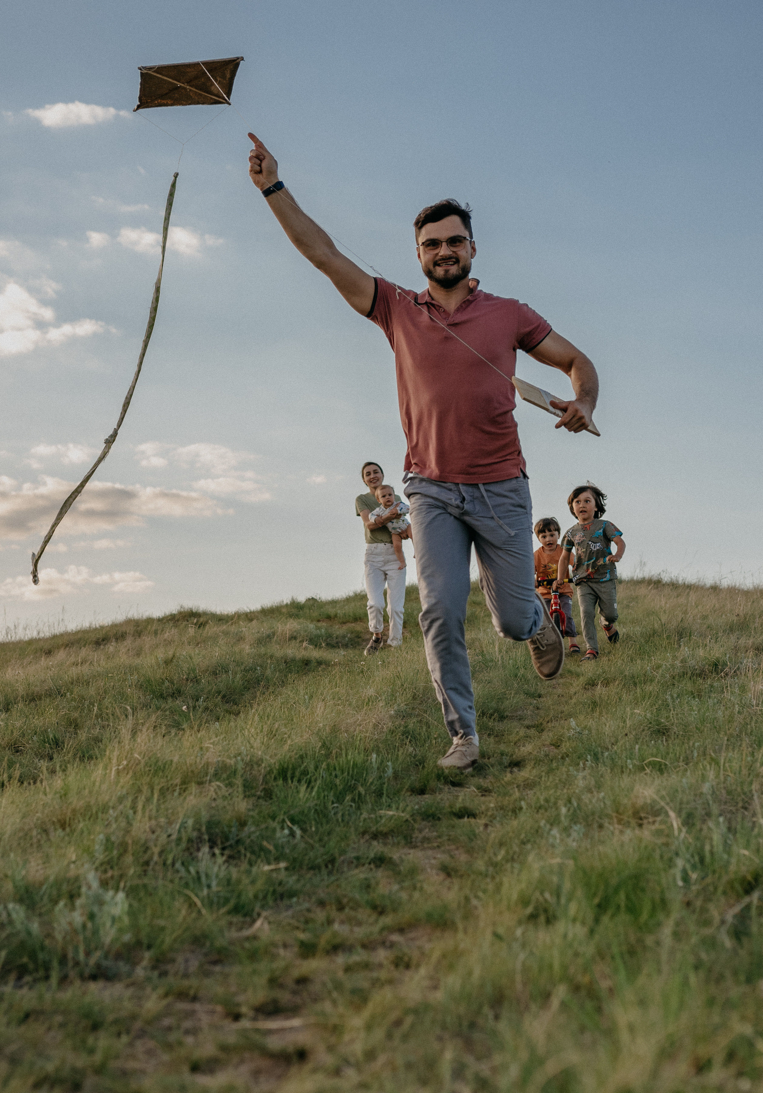 Воздушный змей. Семейный фотограф в Оренбурге Юлия Зиборева