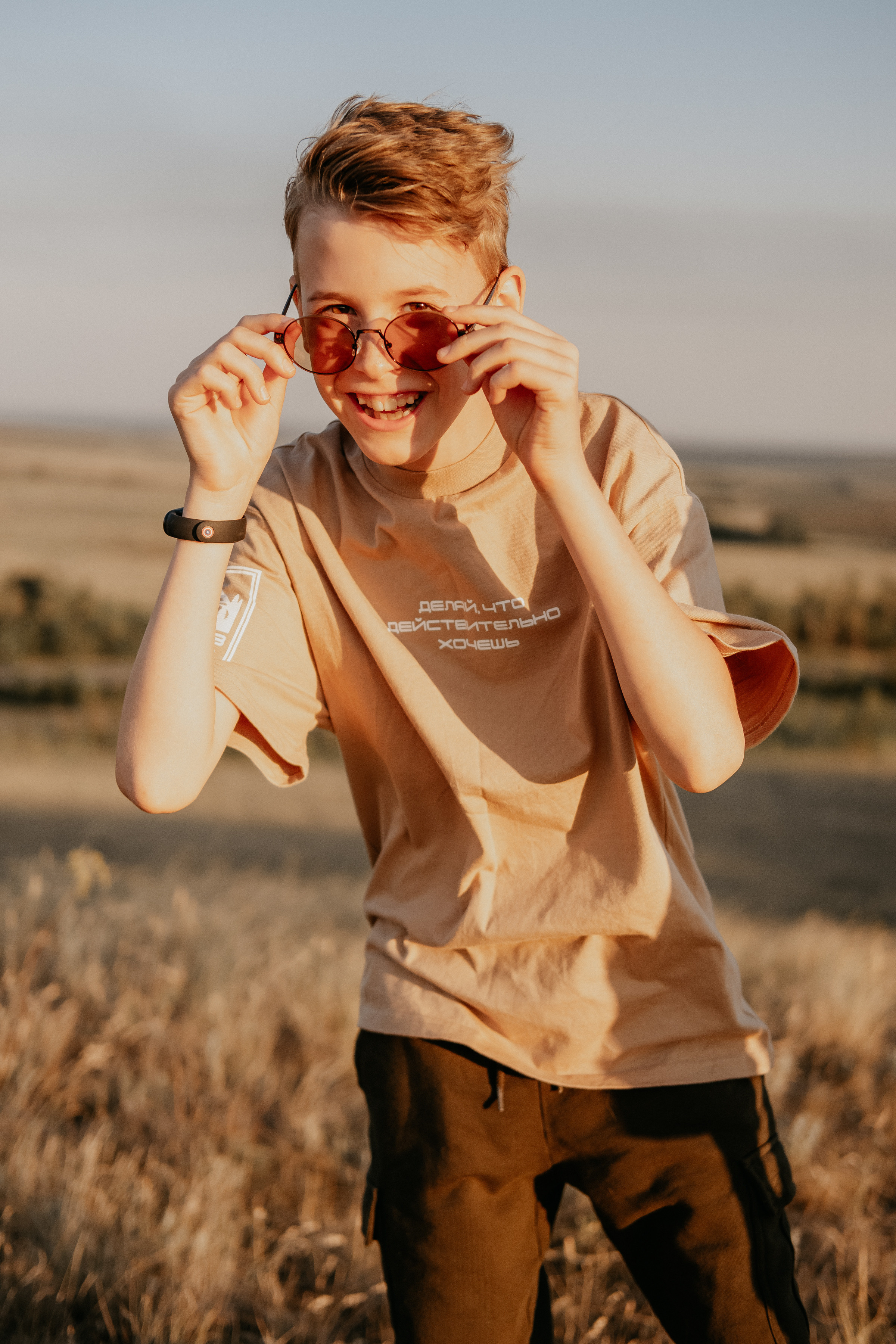 Летний закат вместе с Бубой. Семейный фотограф в Оренбурге Юлия Зиборева