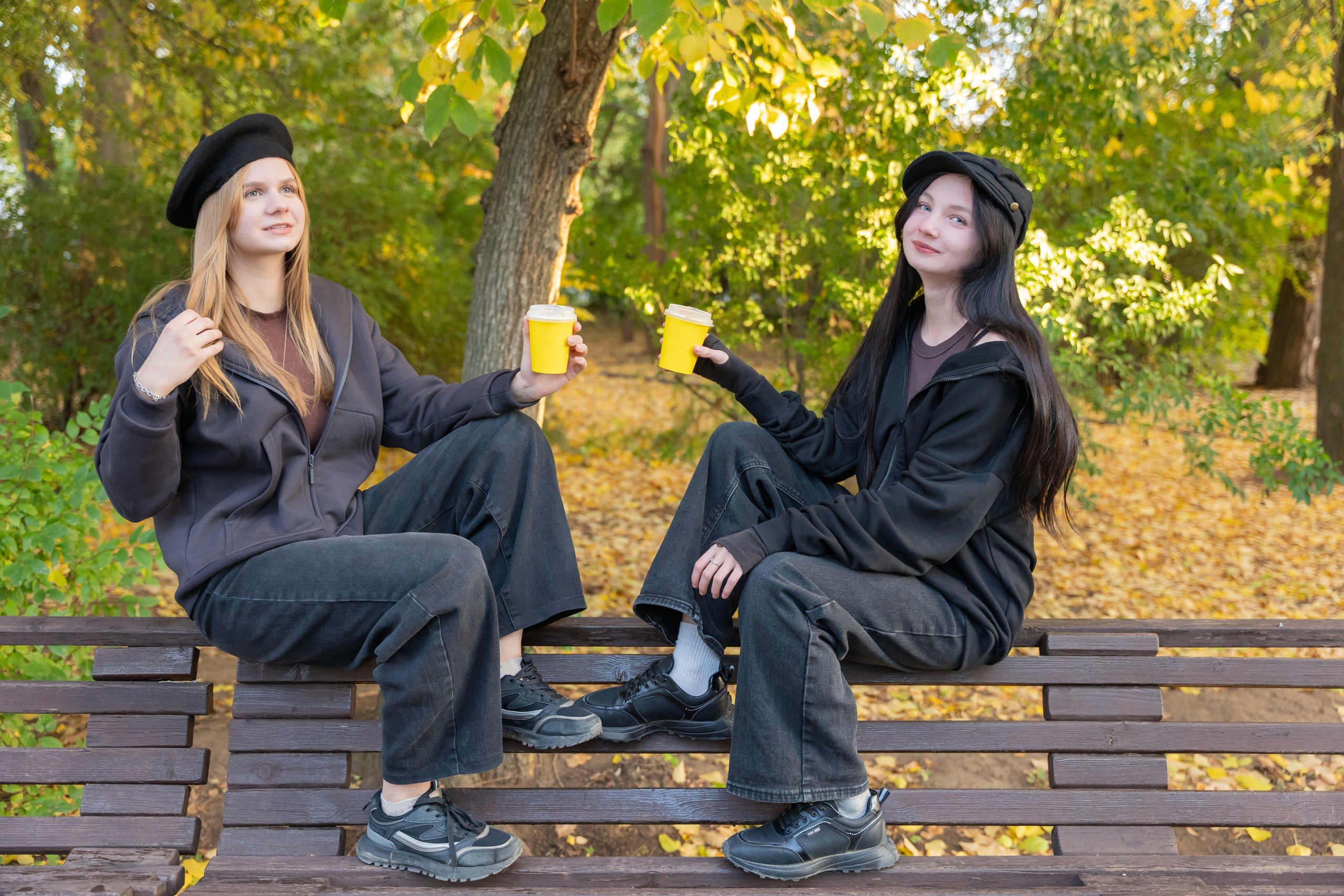 Золотая дружба в осенних красках. Фотограф |Ленинск, Волжский, Волгоград| Наталья Савилова