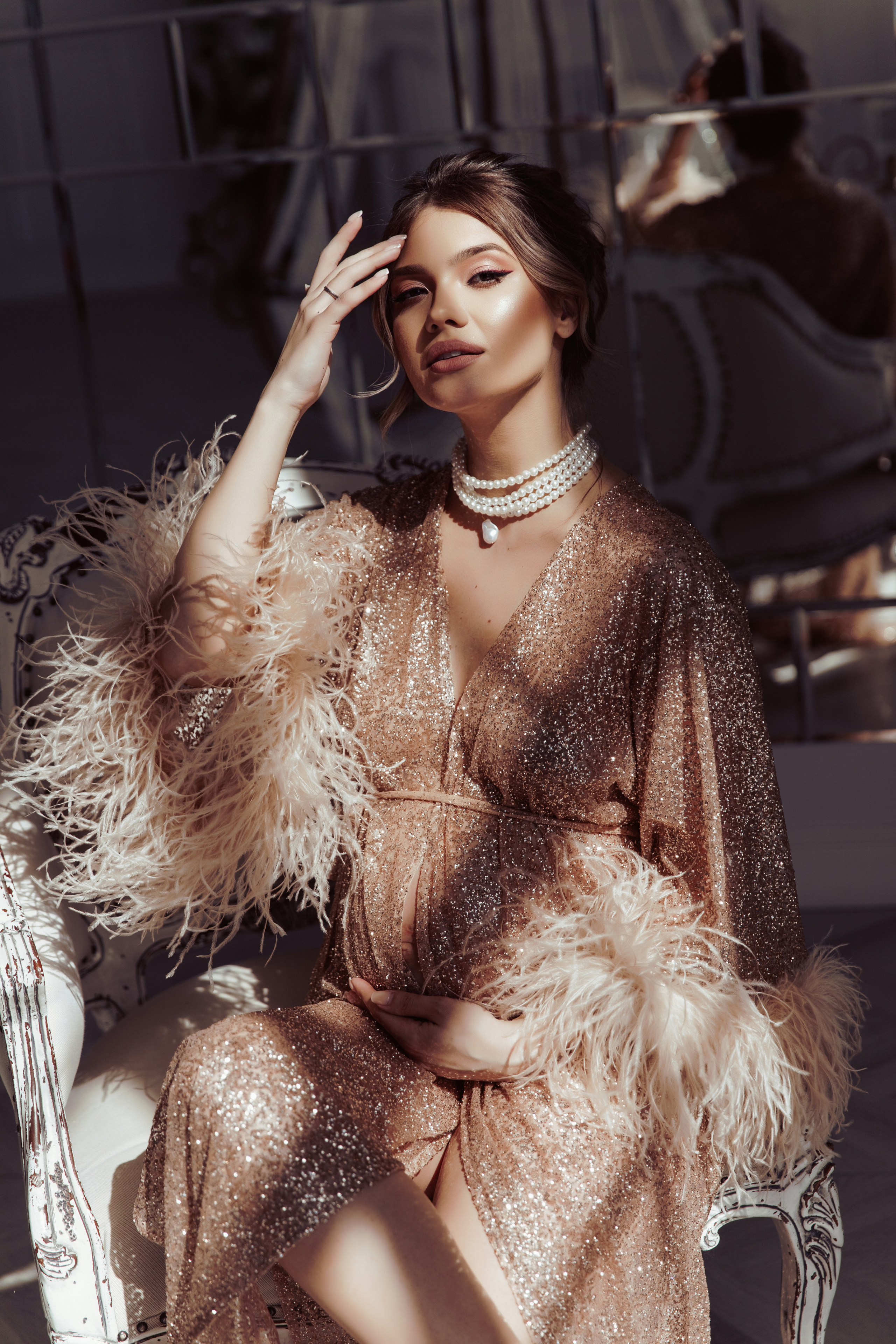 K S E N I A. NatalieDmi — фотосессия беременности, семейный фотограф, портрет