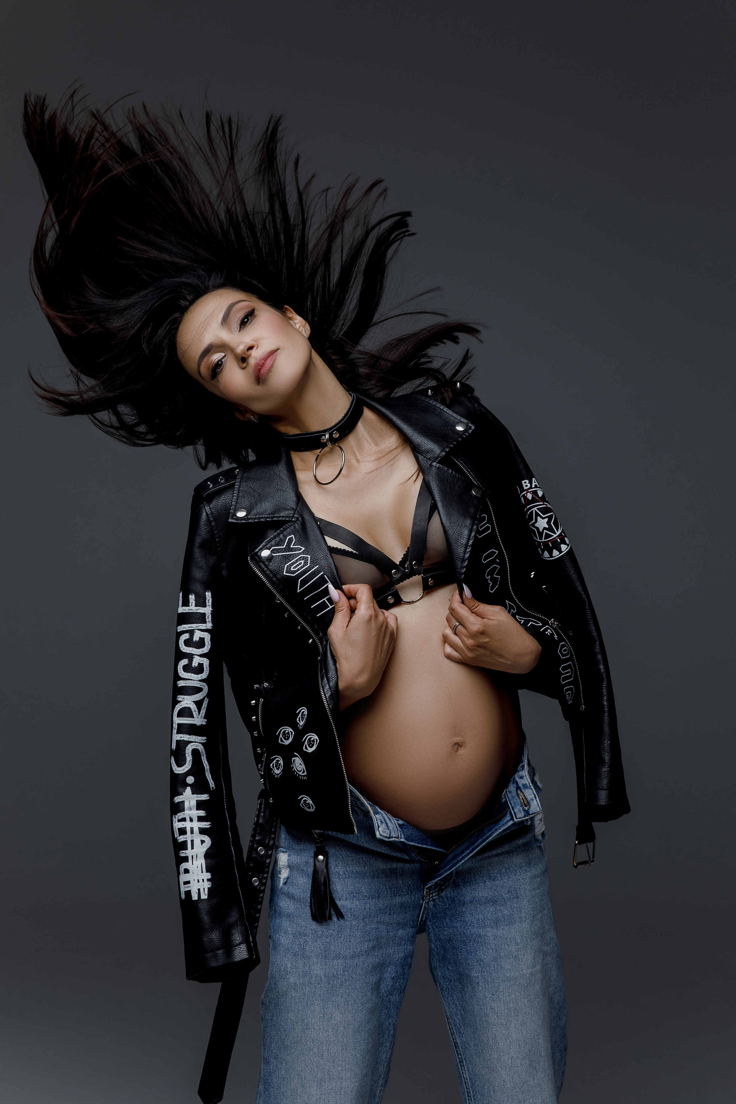 Rock Baby. NatalieDmi — фотосессия беременности, семейный фотограф, портрет