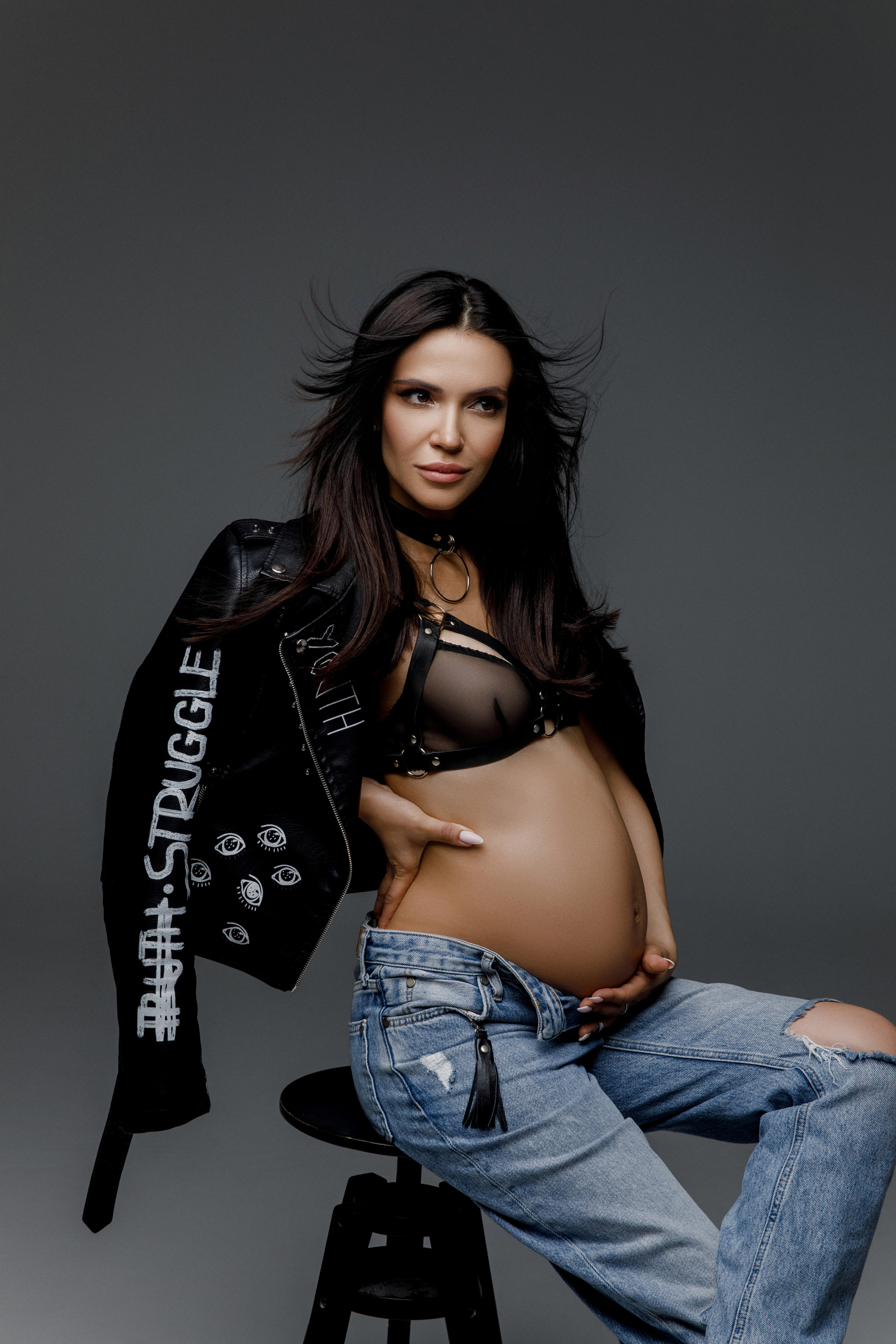 Rock Baby. NatalieDmi — фотосессия беременности, семейный фотограф, портрет