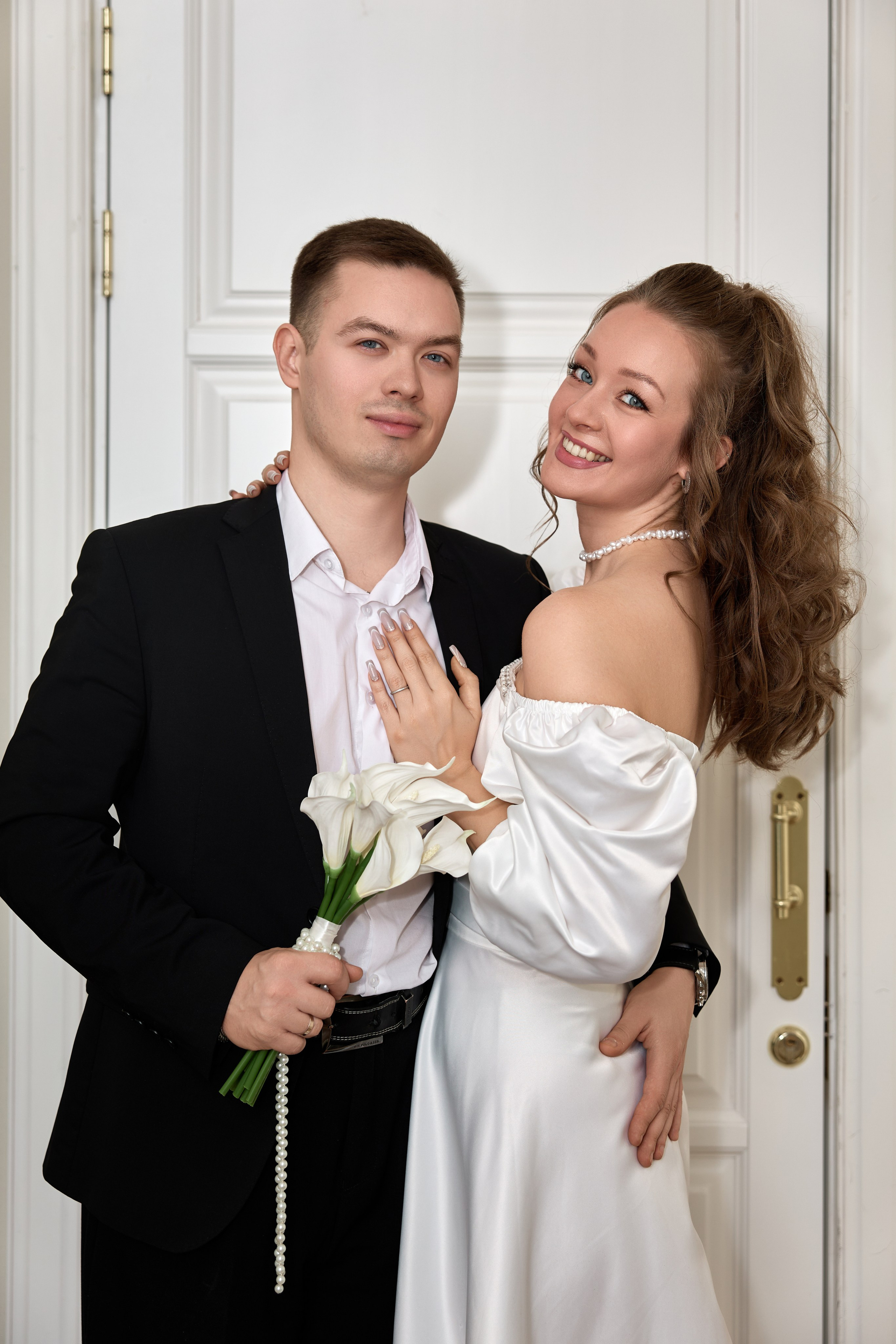 Свадебная фотосессия в гостинице и в студии