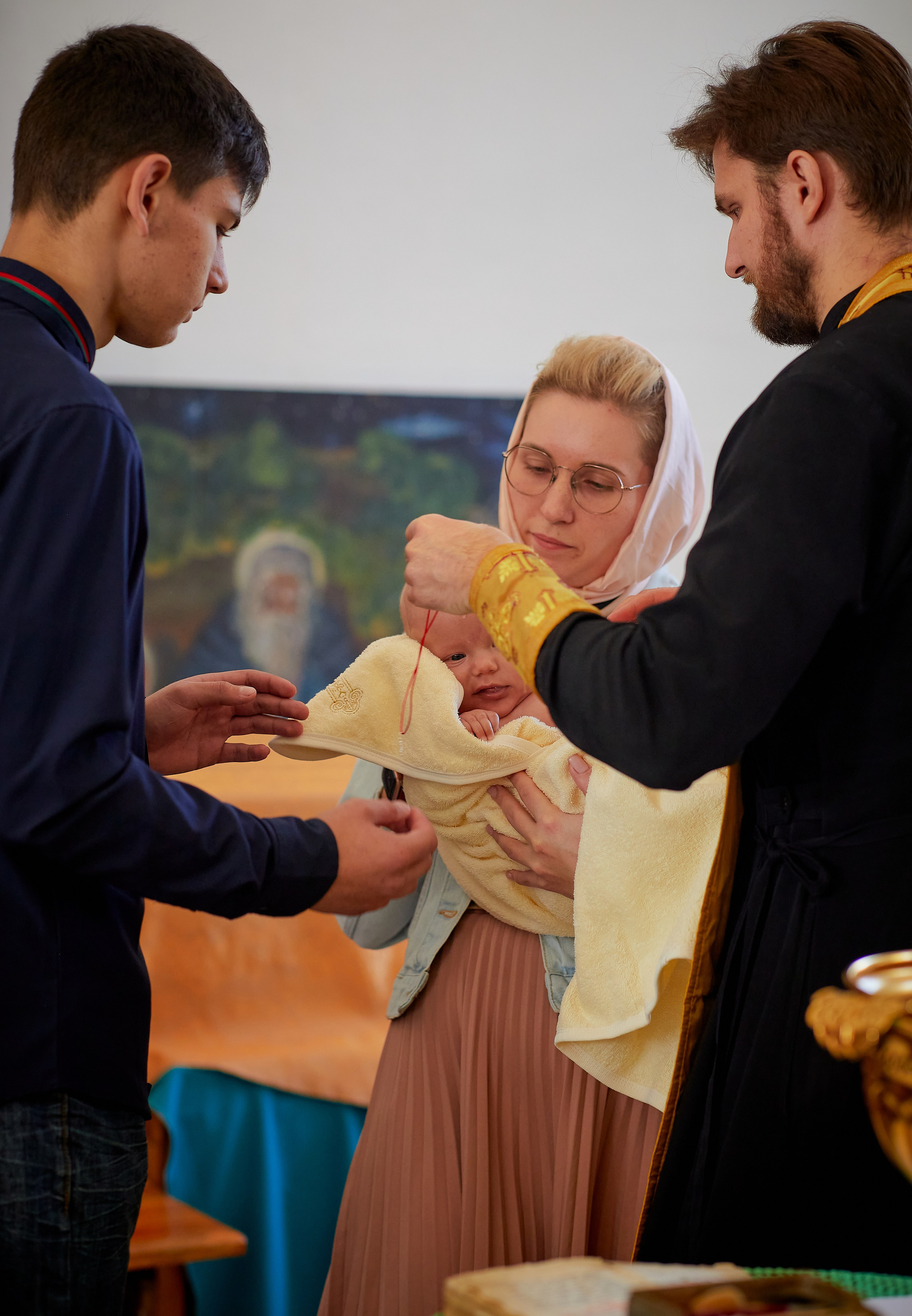 Крещение Сонечки. Семейный и детский фотограф в Ярославле Юлия Галашина