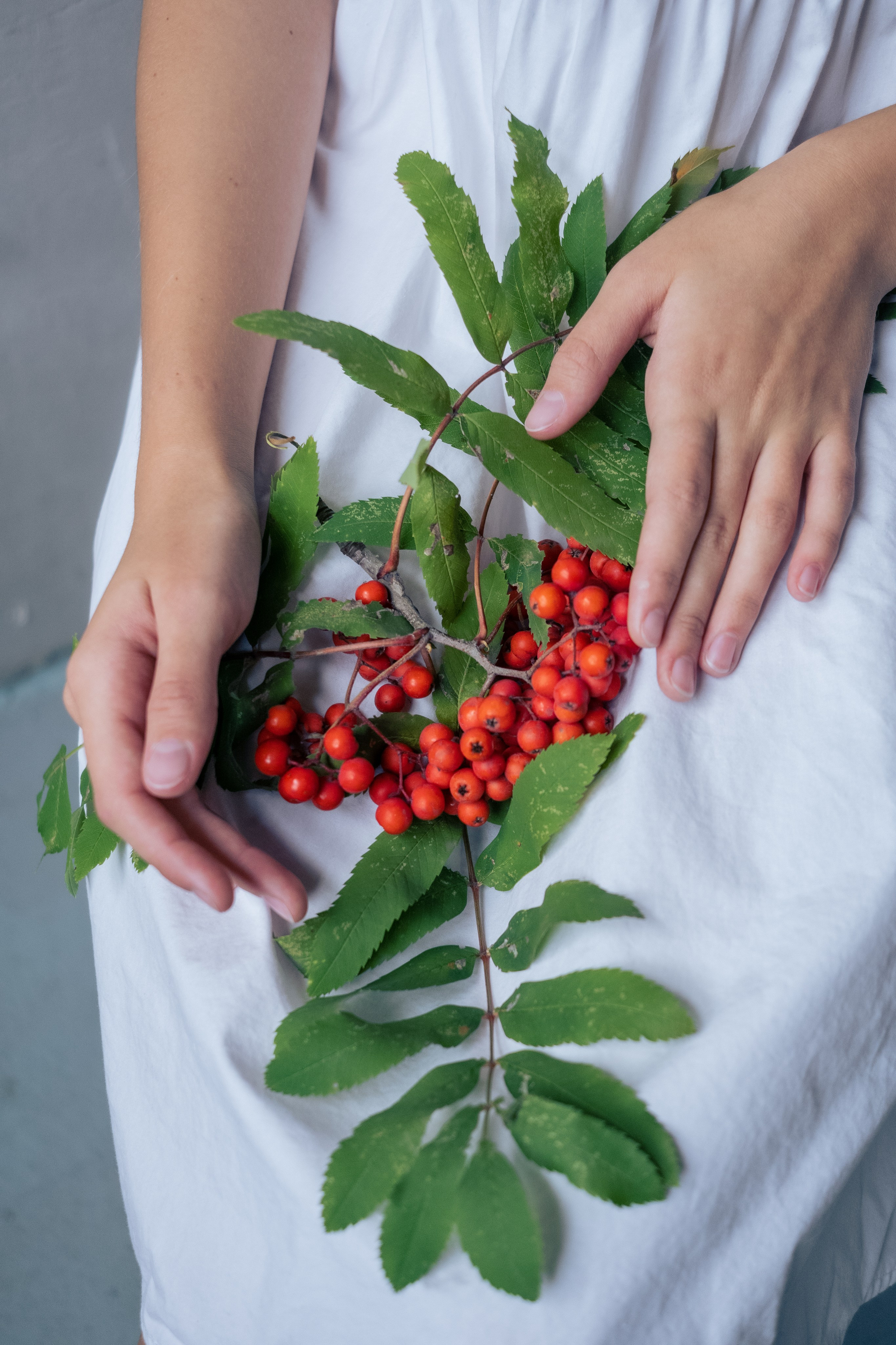 Творческая фотосессия с рябиной в Костроме. Портретный и репортажный фотограф Екатерина Селиверстова, Кострома