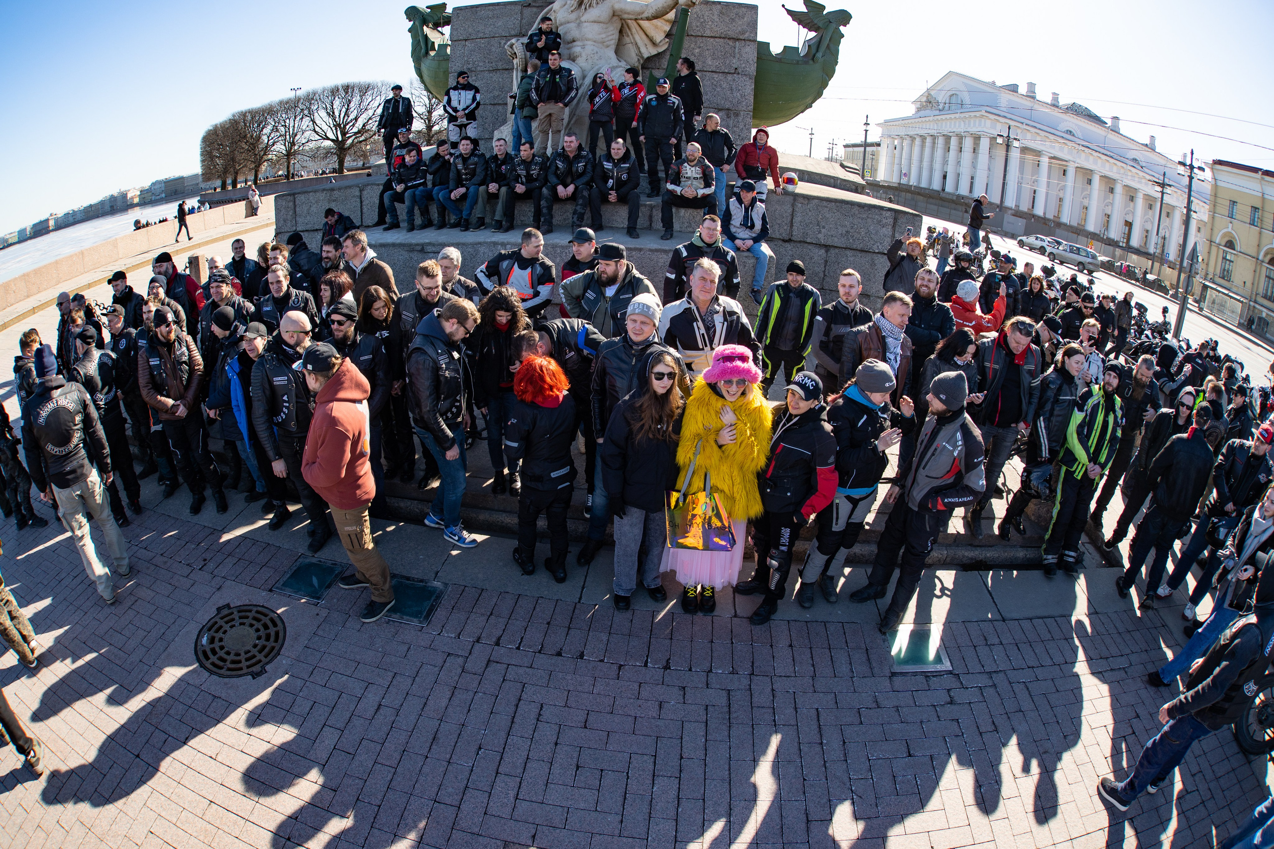 Весенний прохват мотоклуба Normans Riders MC. Концертный и репортажный фотограф в Санкт-Петербурге Слава Пахомов
