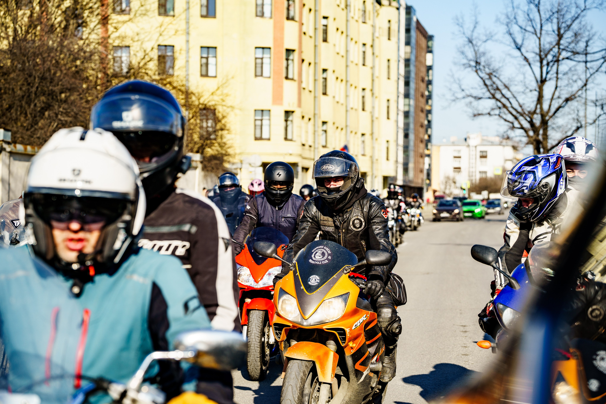 Прохват мотоклуба Norman Riders ч.1. Концертный и репортажный фотограф в Санкт-Петербурге Слава Пахомов