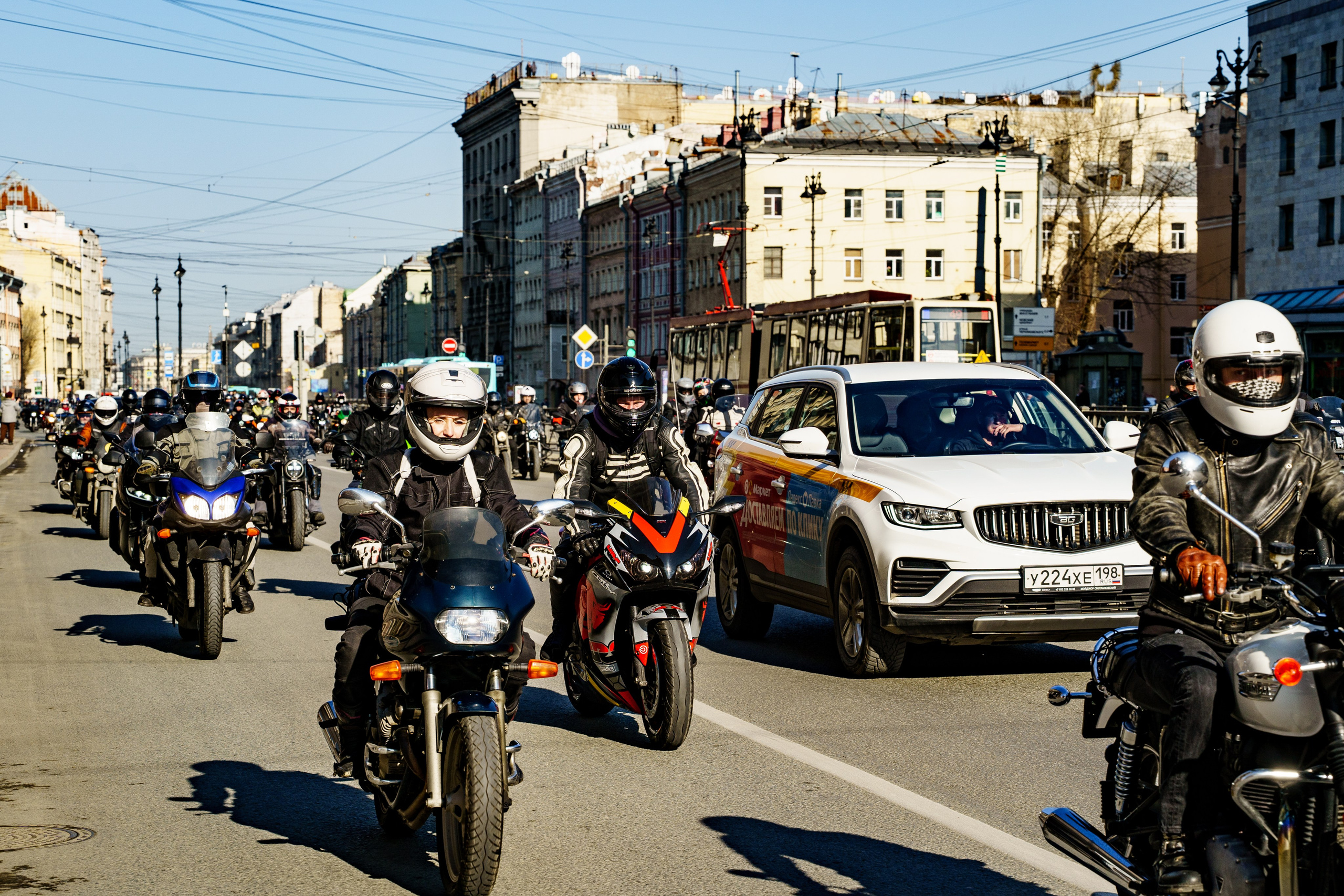 Прохват мотоклуба Norman Riders ч.1. Концертный и репортажный фотограф в Санкт-Петербурге Слава Пахомов