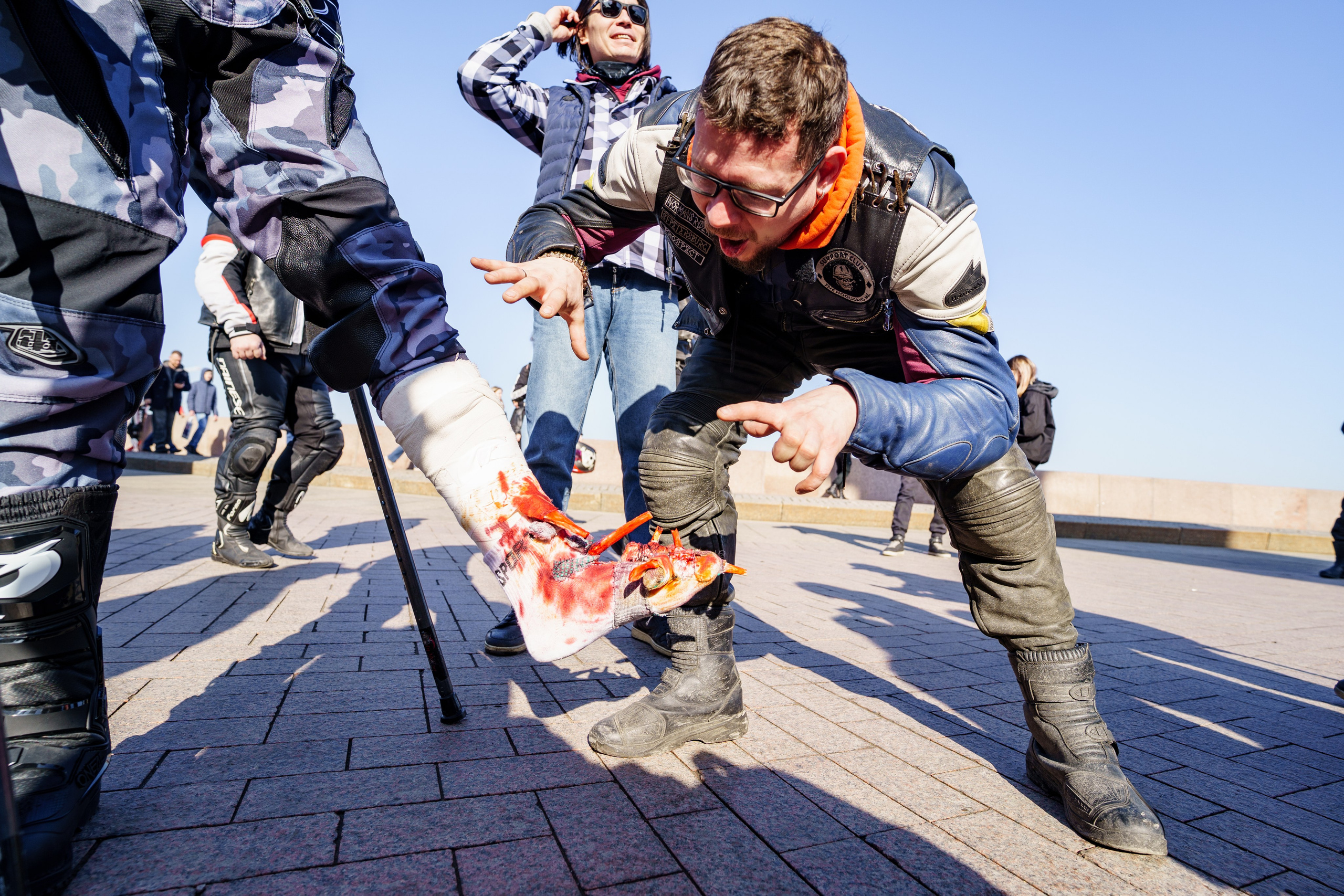 Прохват мотоклуба Norman Riders ч.1. Концертный и репортажный фотограф в Санкт-Петербурге Слава Пахомов