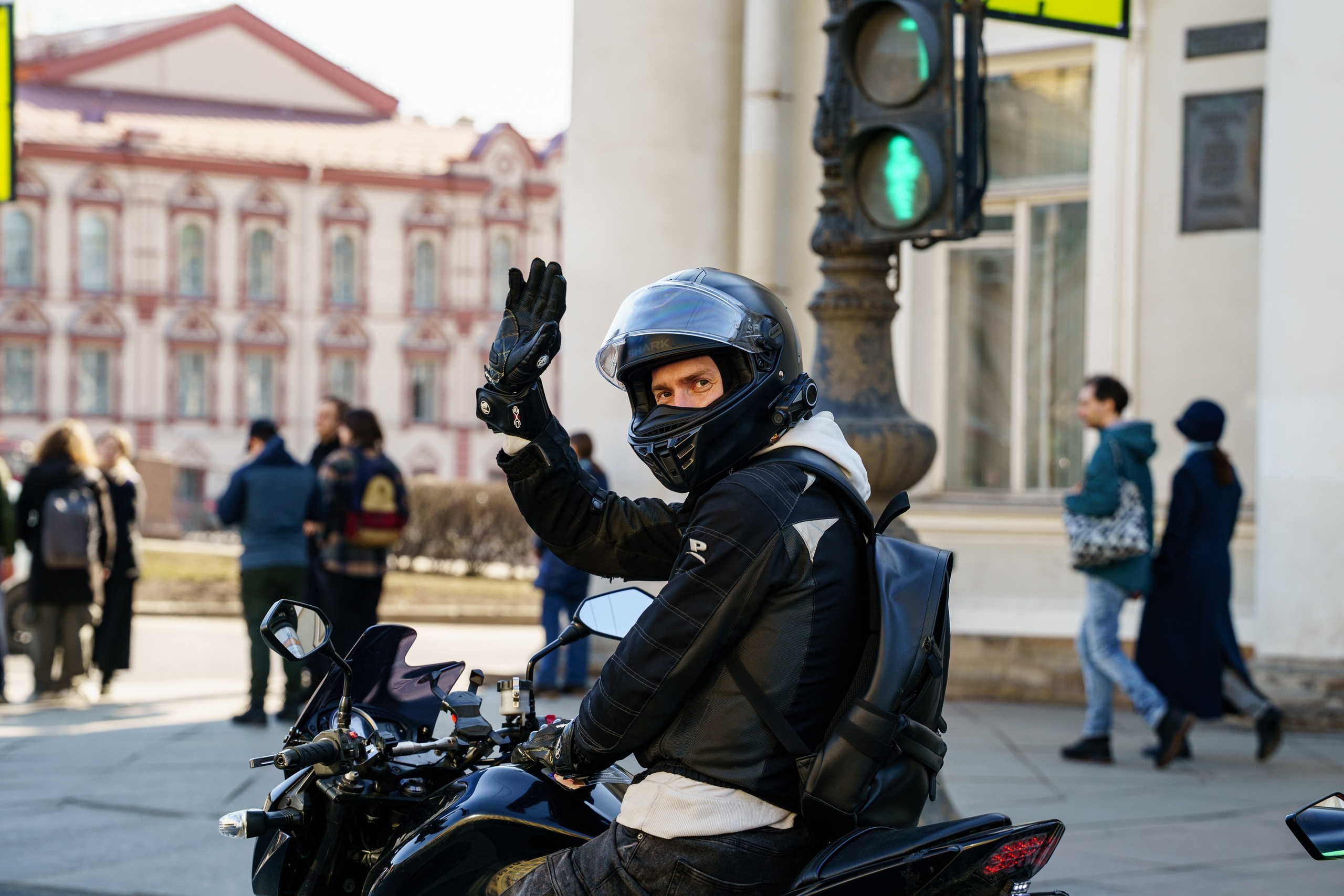 Прохват мотоклуба Norman Riders ч.1. Концертный и репортажный фотограф в Санкт-Петербурге Слава Пахомов