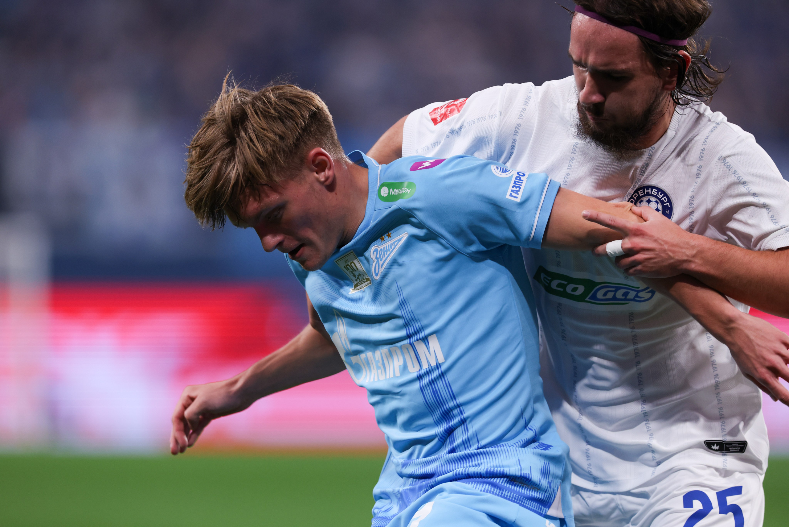 ФК Зенит -ФК Оренбург Fonbet Кубок России 2025/26. Спортивный и репортажный фотограф Антон Тереханов