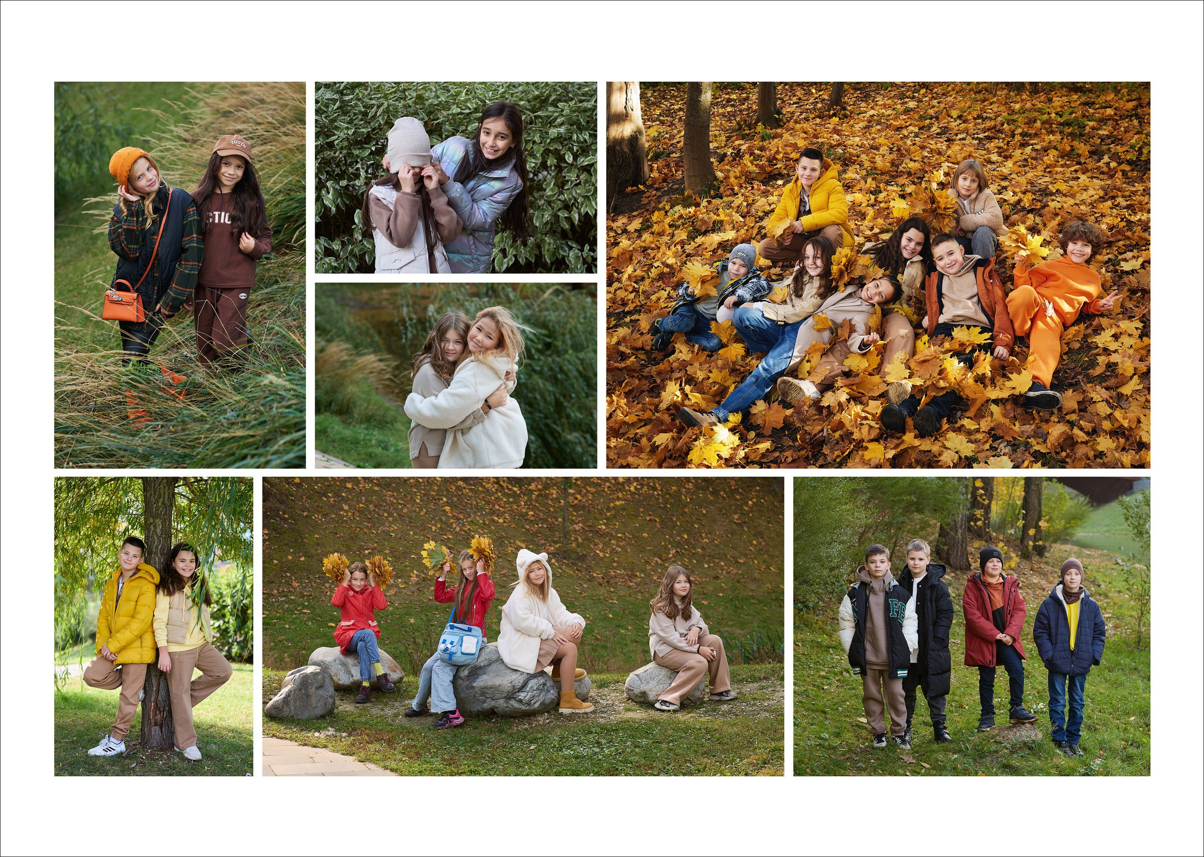 Большой выпускной альбом для дружного класса. Школьный фотограф Сергей Беликов