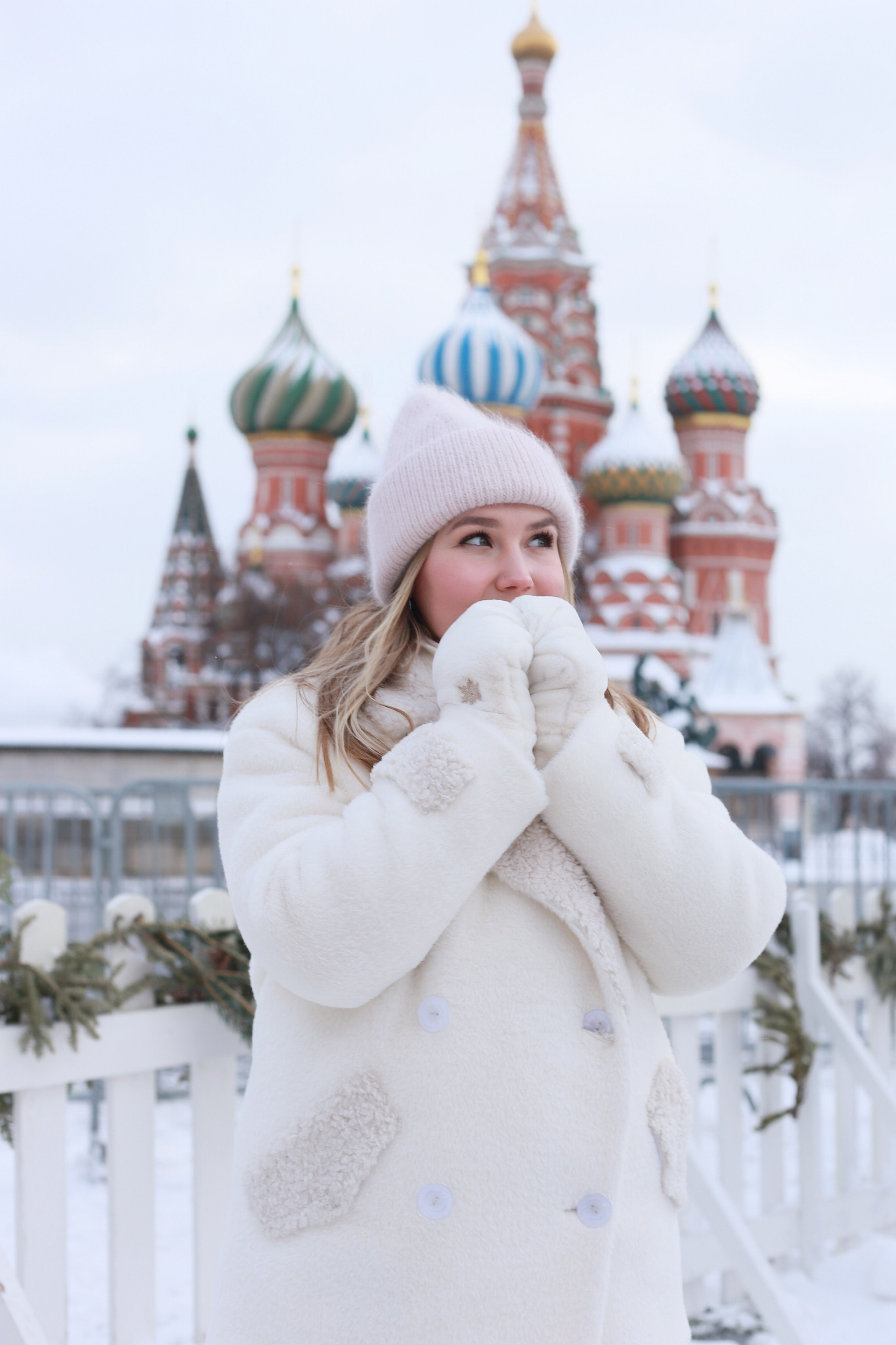 Анастасия, зимняя прогулка по Москве. Светлана Адволодкина | Фотограф в Самаре