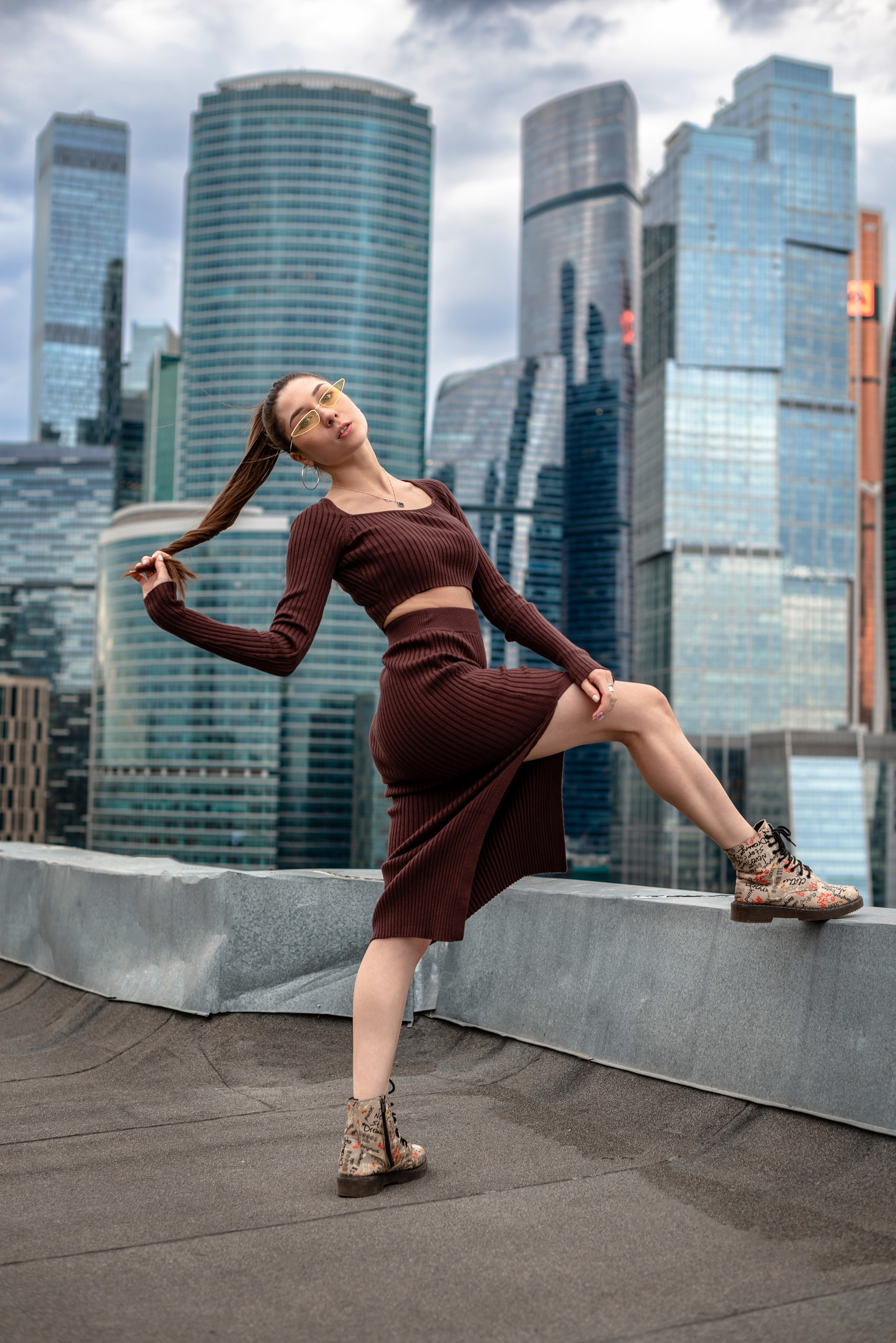 Съемка на крыше. Фотограф Марина Кукляева